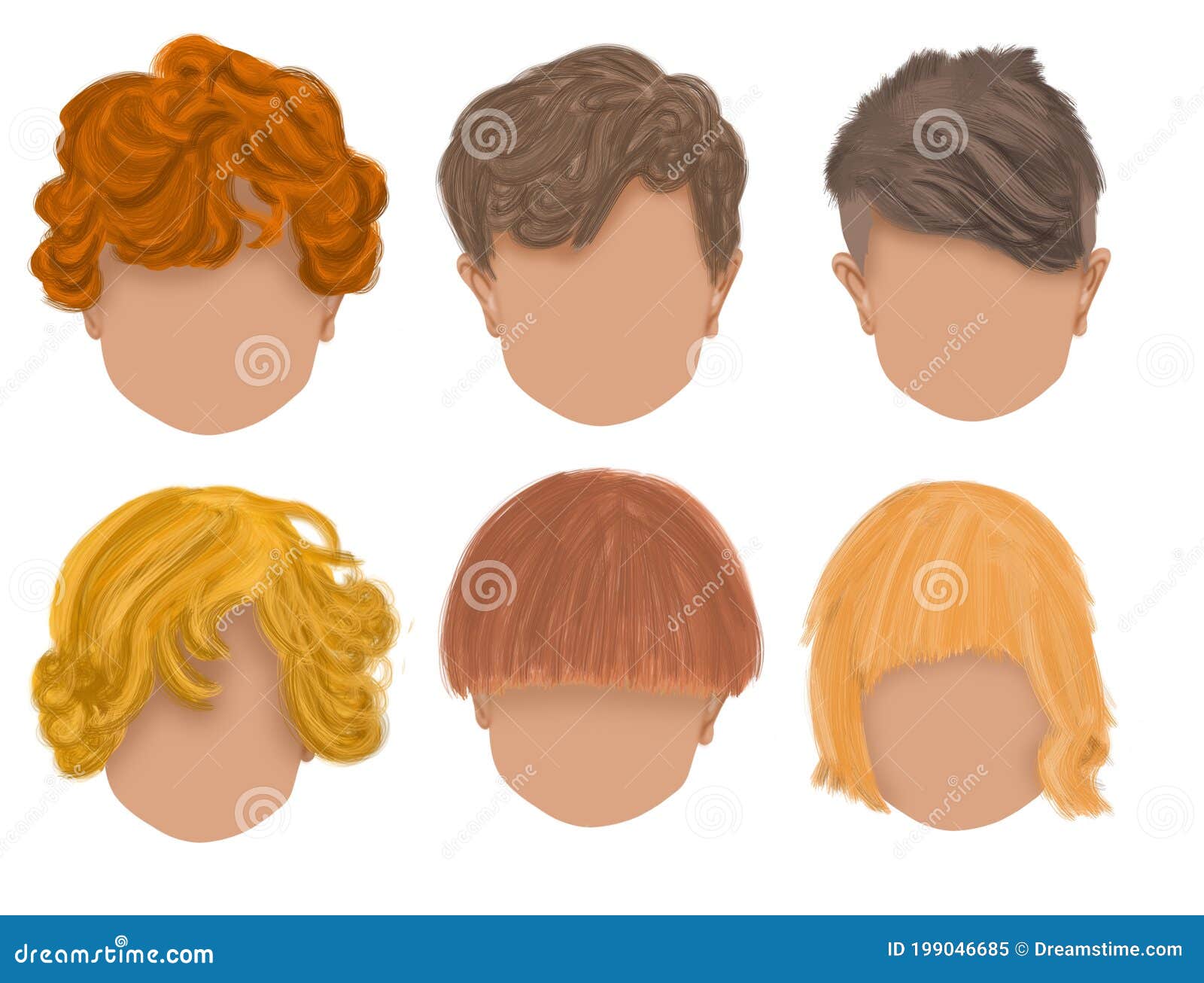 Hair and hair brush stock vector. Illustration of hairstyles - 271338335