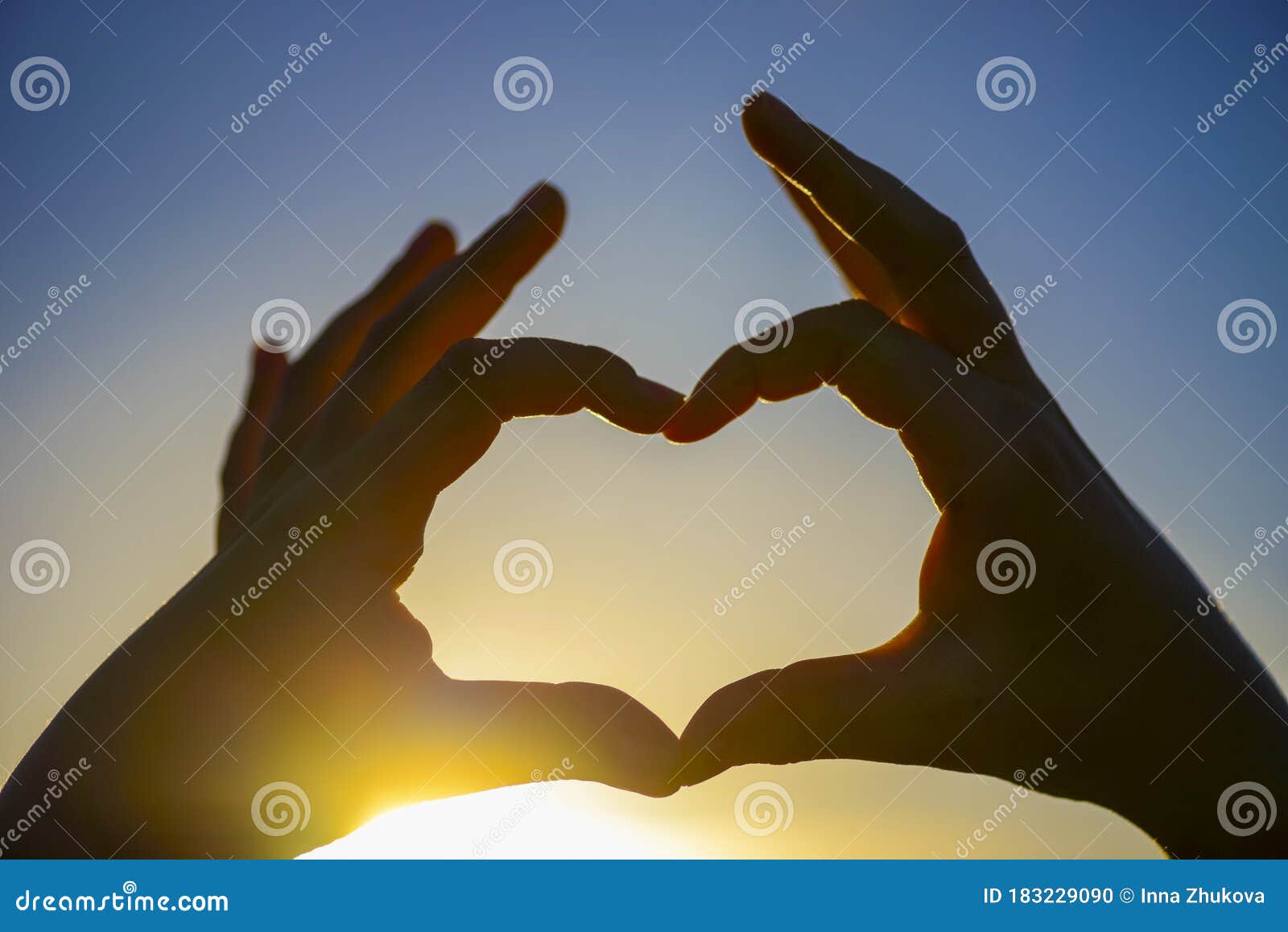 time until sunset with hand time until sunset with hand