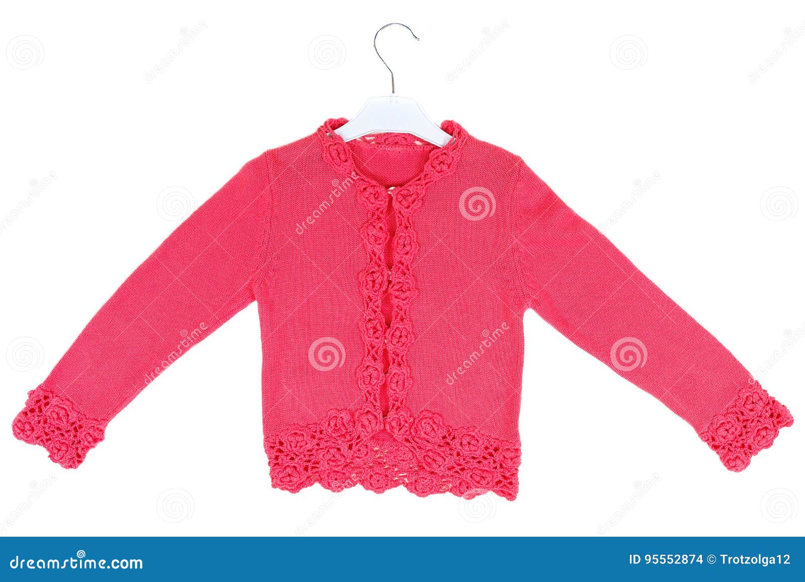 Children`s Jacket for Girls on White Background. Stock Photo - Image of ...