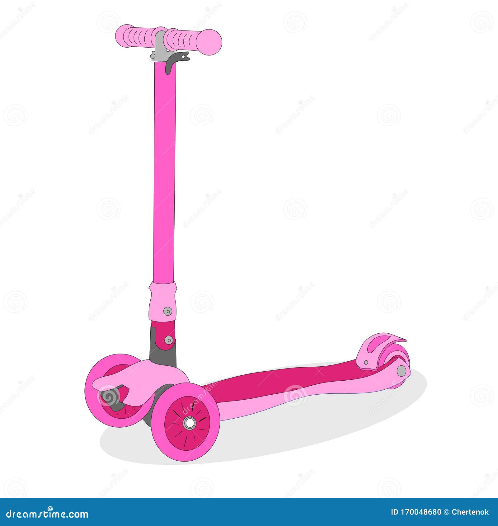 childrens pink scooter