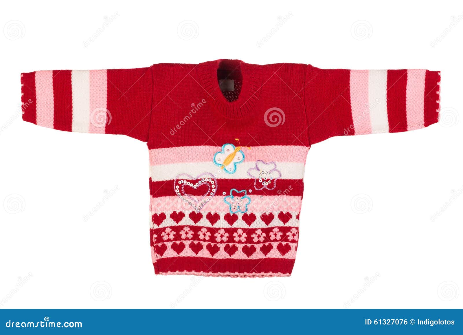 Children s red sweater stock photo. Image of shirt, casual 61327076