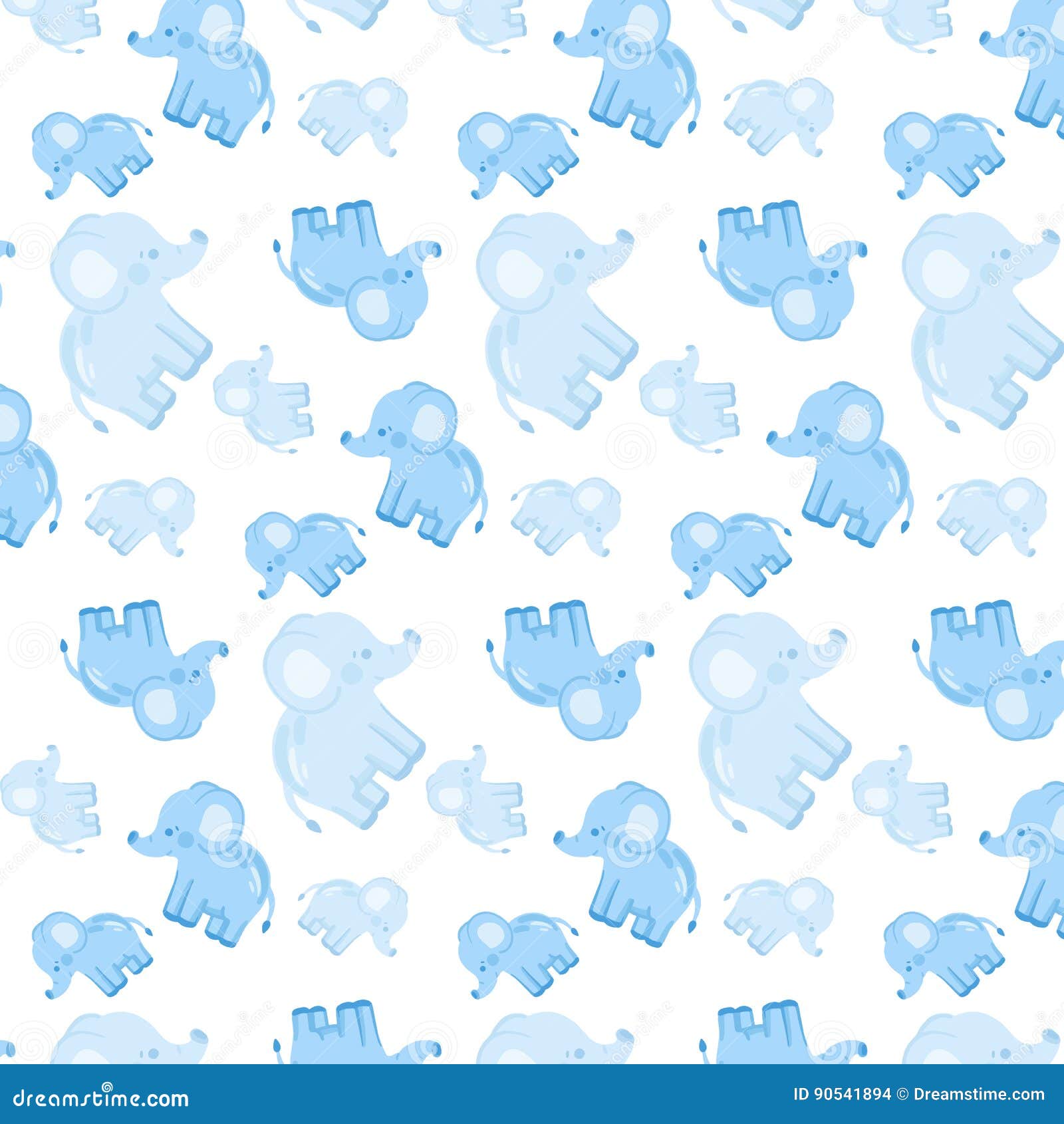 Children`s Seamless Tender Pattern with Blue Elephants Stock Vector - Illustration of wallpaper, elephant: 90541894 Children`s Seamless Tender Pattern with Blue Elephants Stock Vector - Illustration of wallpaper, elephant: 90541894