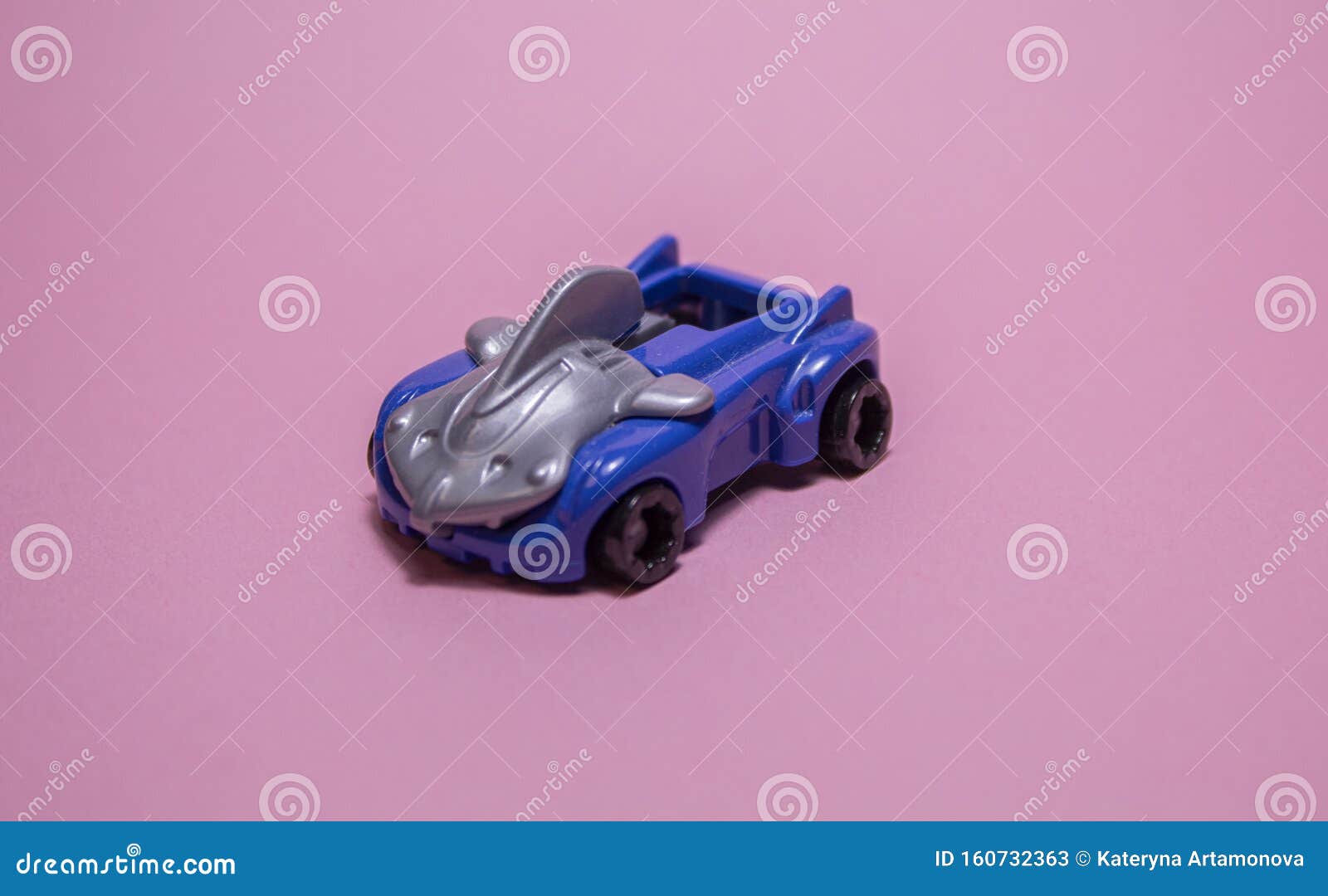 pink police car toy