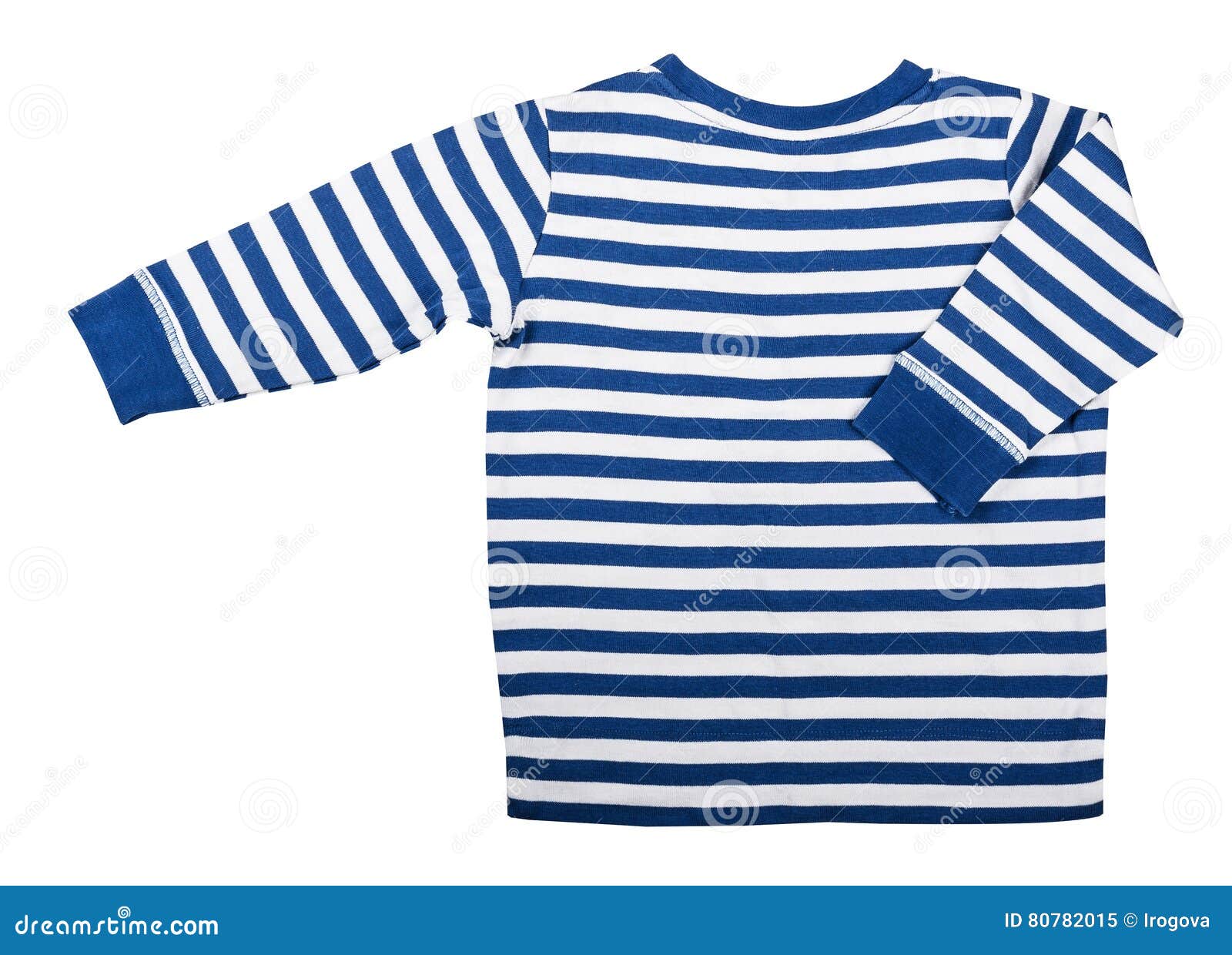Children`s Wear - Kid`s Blue Striped Long Sleeve Isolated Stock Image ...