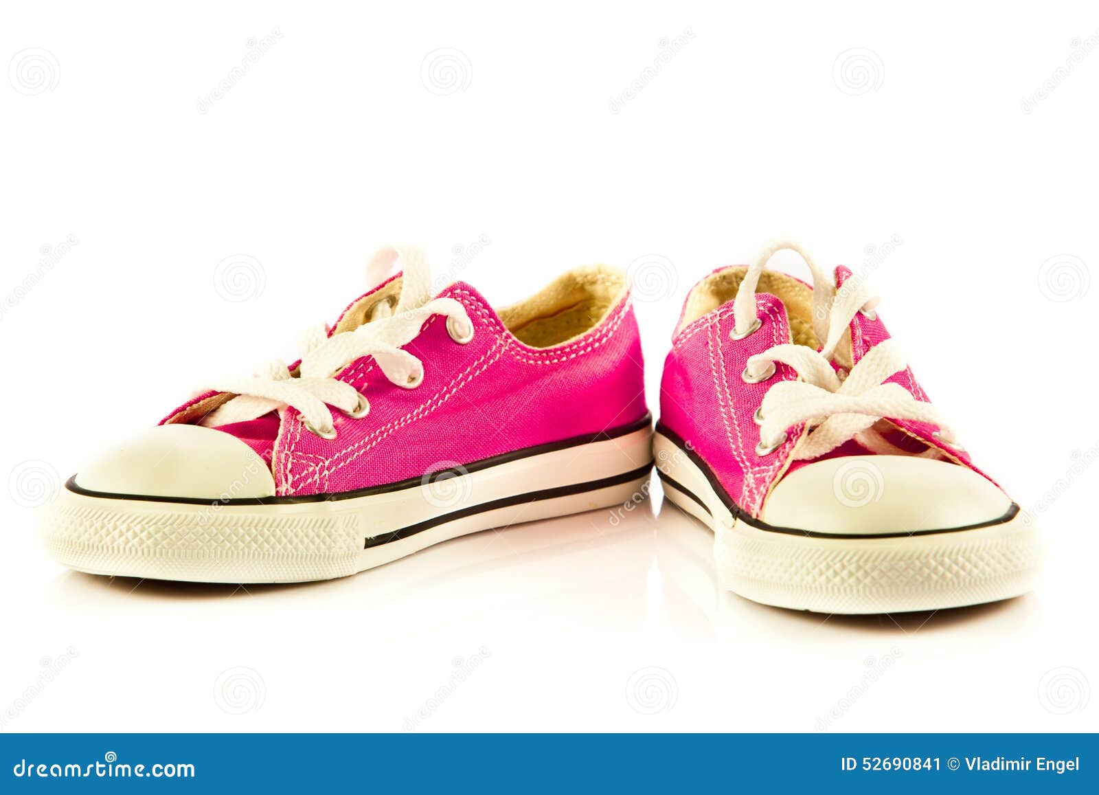 Children Shoes Isolated On White Background. Freestyle Comfort ...