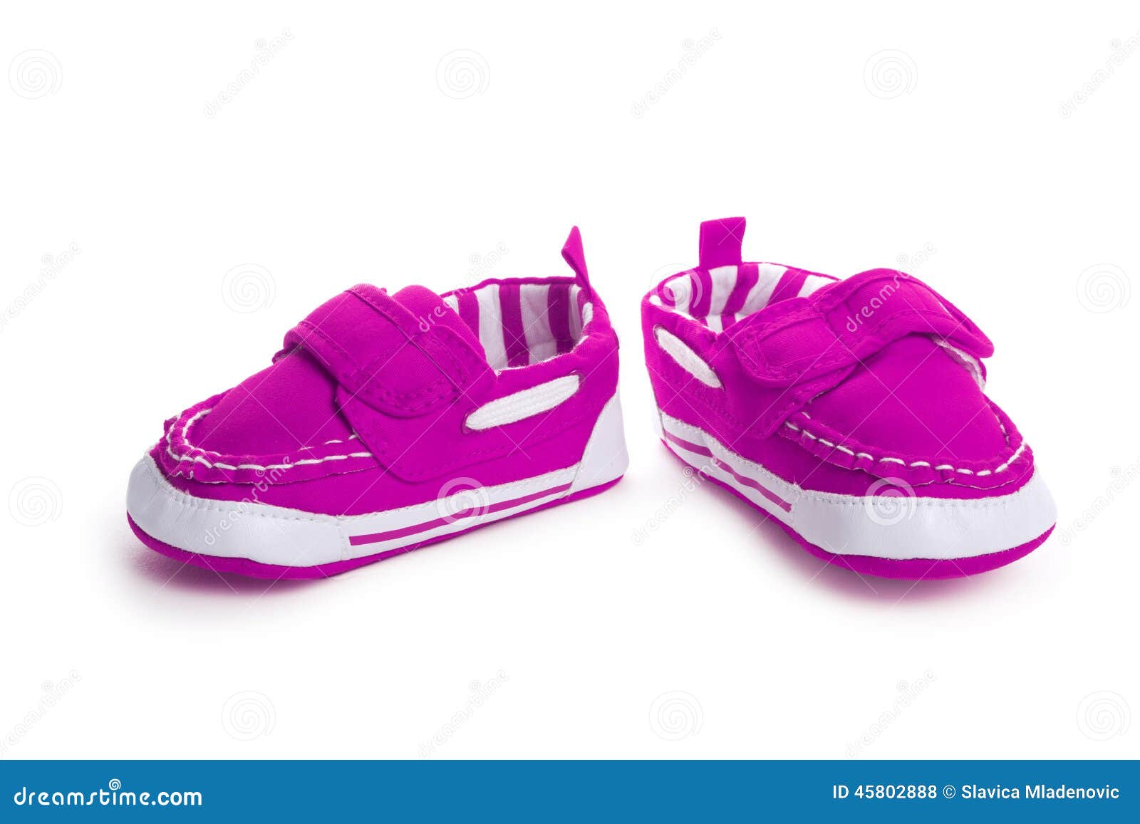 Children Shoes Isolated on White Background. Freestyle Comfort Colorful ...