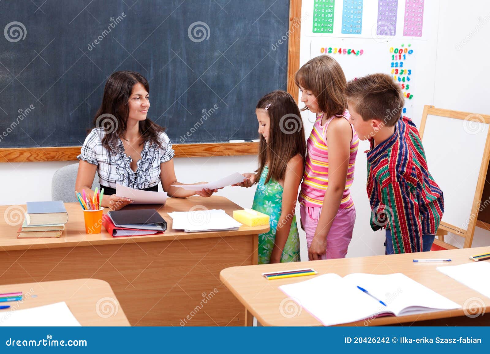 Give Teacher Paper Telegraph