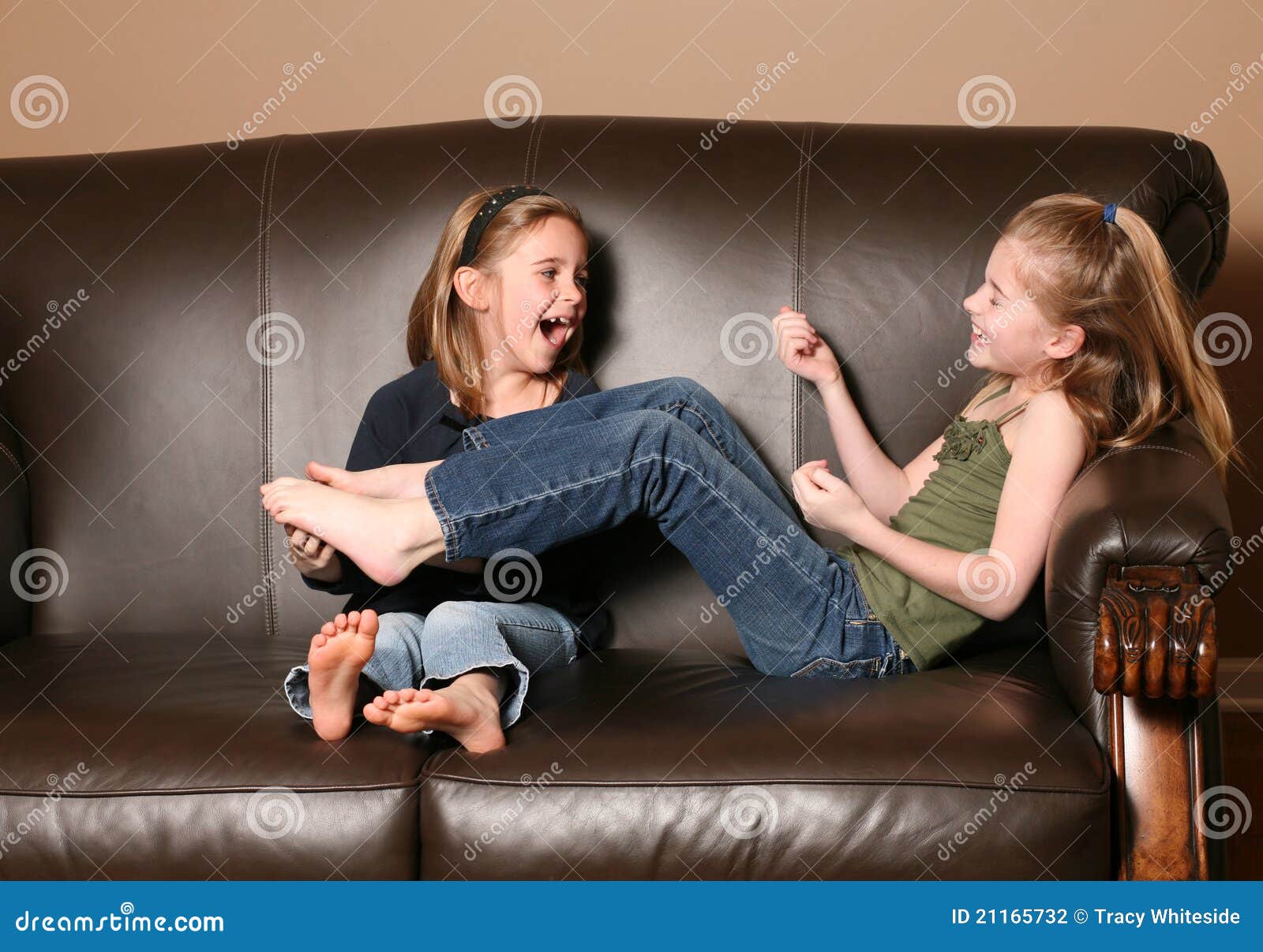 Girls Tickled Feet