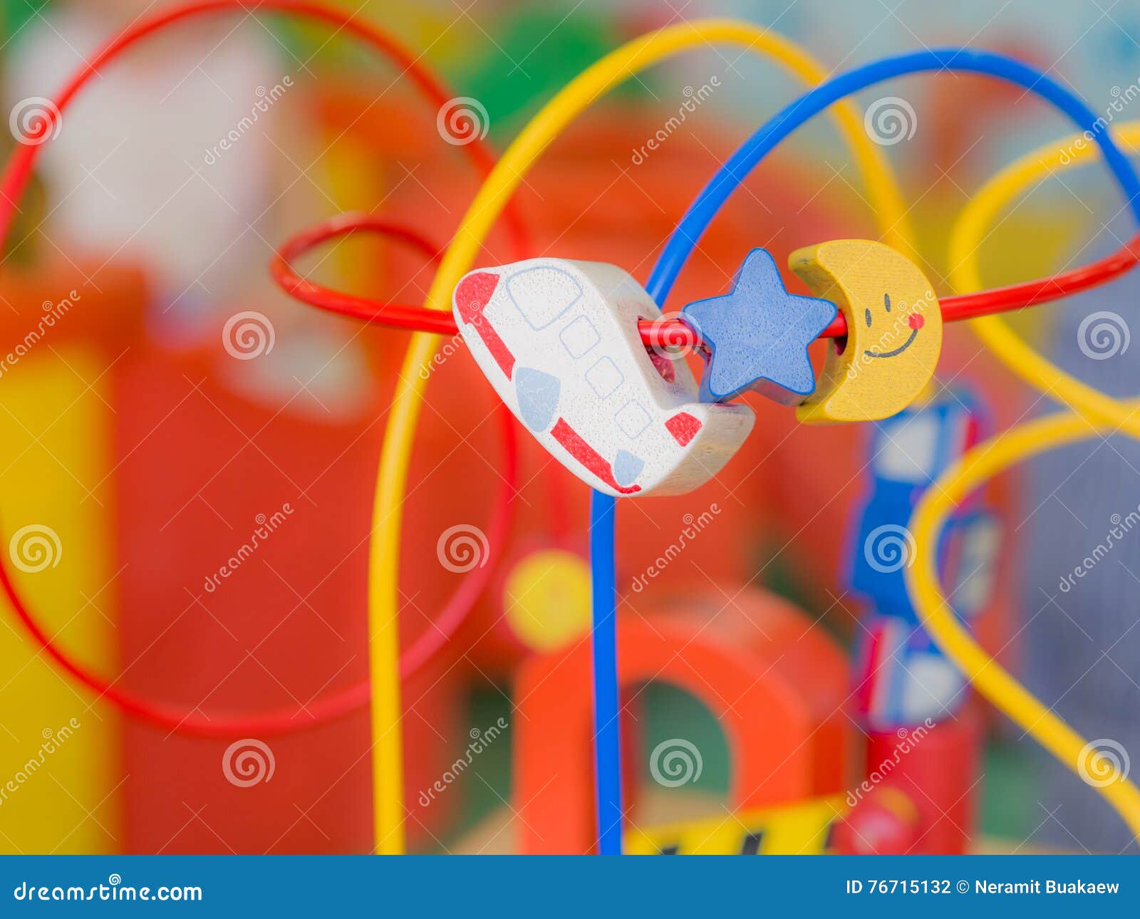 Children Toys, Toys that Help Develop the Idea . Stock Photo Image of