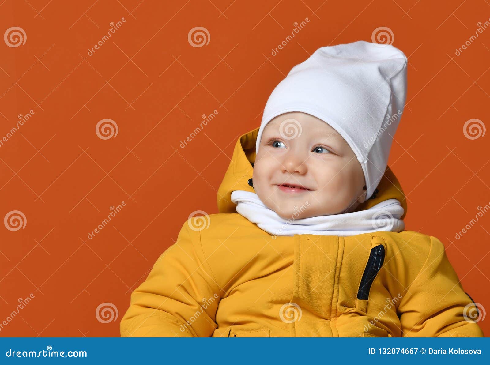 Children in Winter Clothes. Kids in Down Jackets Stock Image - Image of ...