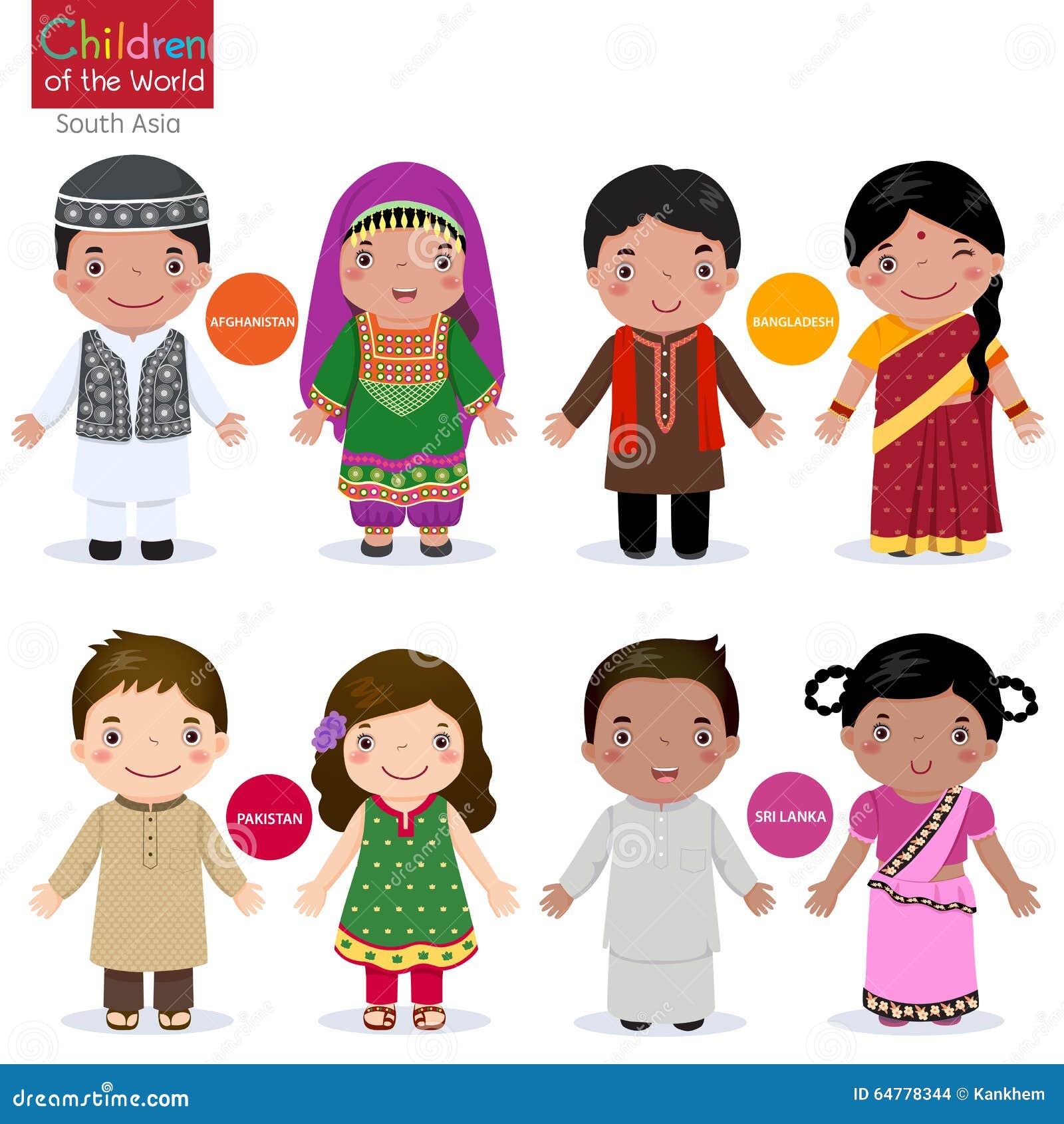 Children of the world (Afghanistan, Bangladesh, Pakistan and Srilanka)