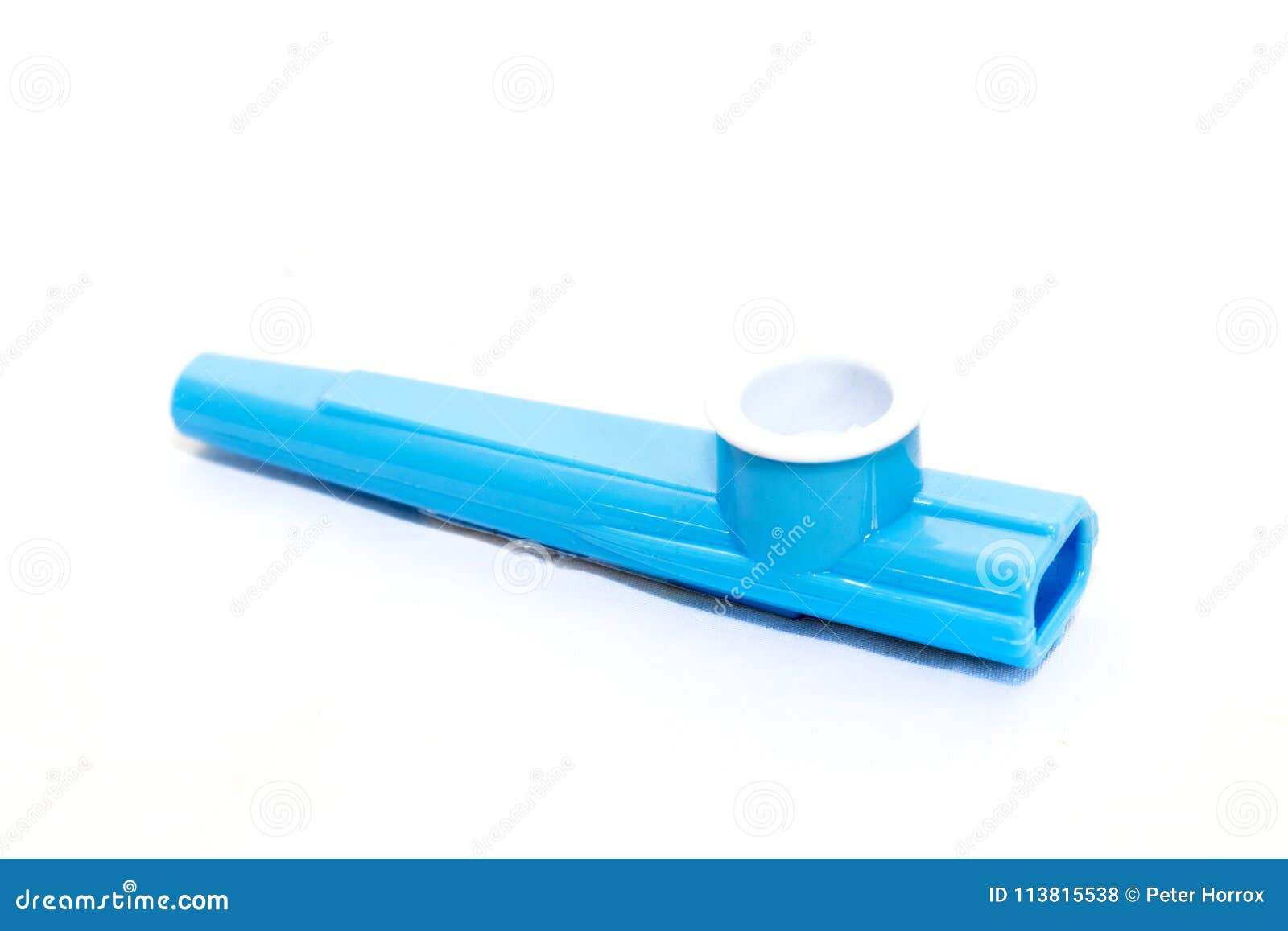 Blue plastic Kazoo stock photo. Image of celebrate, lungs 113815538