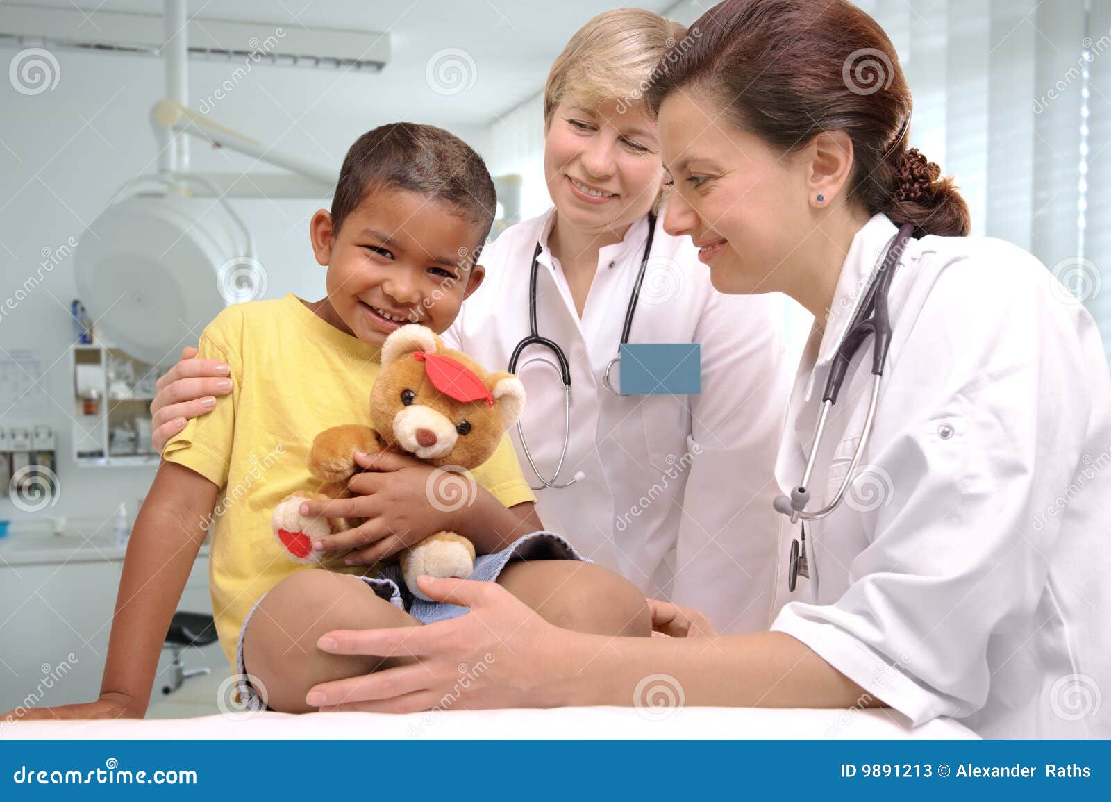 Childrens doctors stock image. Image of innocence, children 9891213