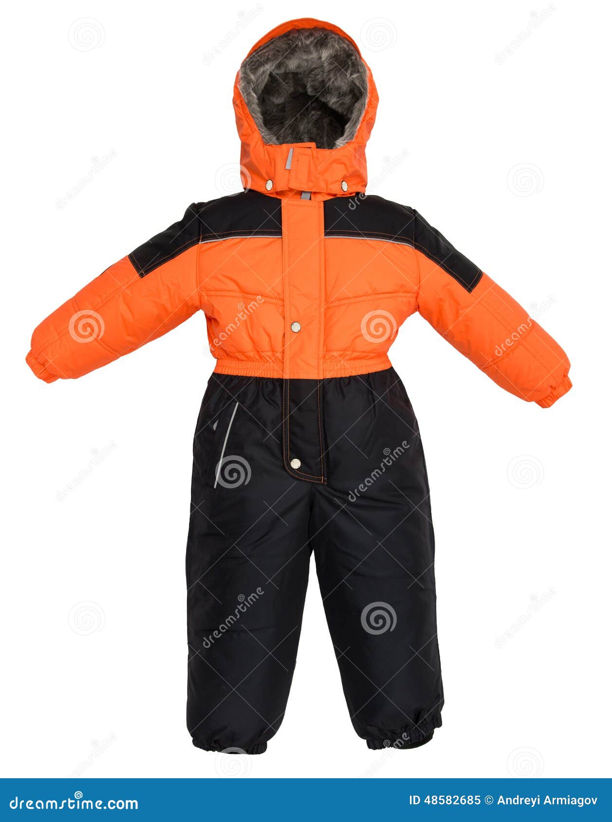 Childrens snowsuit fall stock image. Image of baby, winter 48582685
