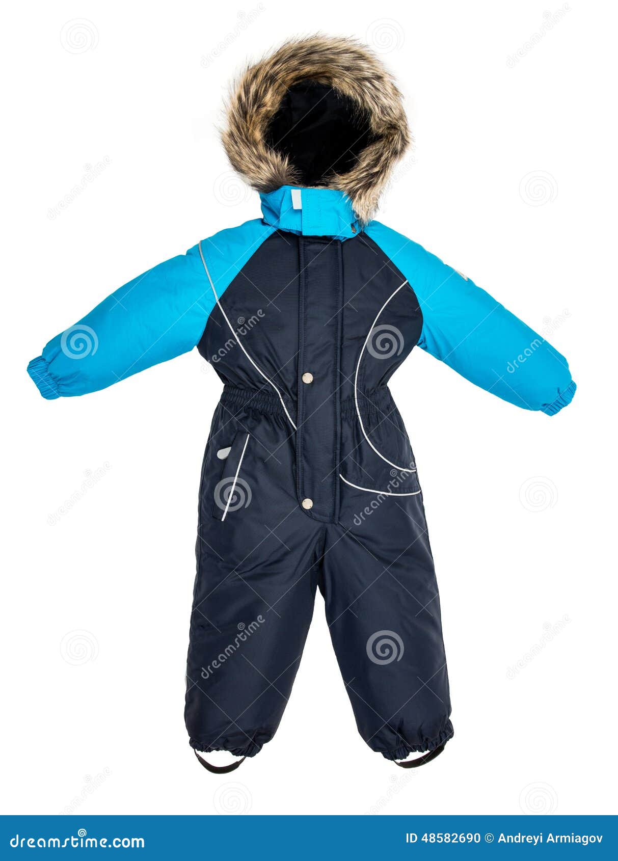 Childrens snowsuit fall stock photo. Image of dress, little 48582690