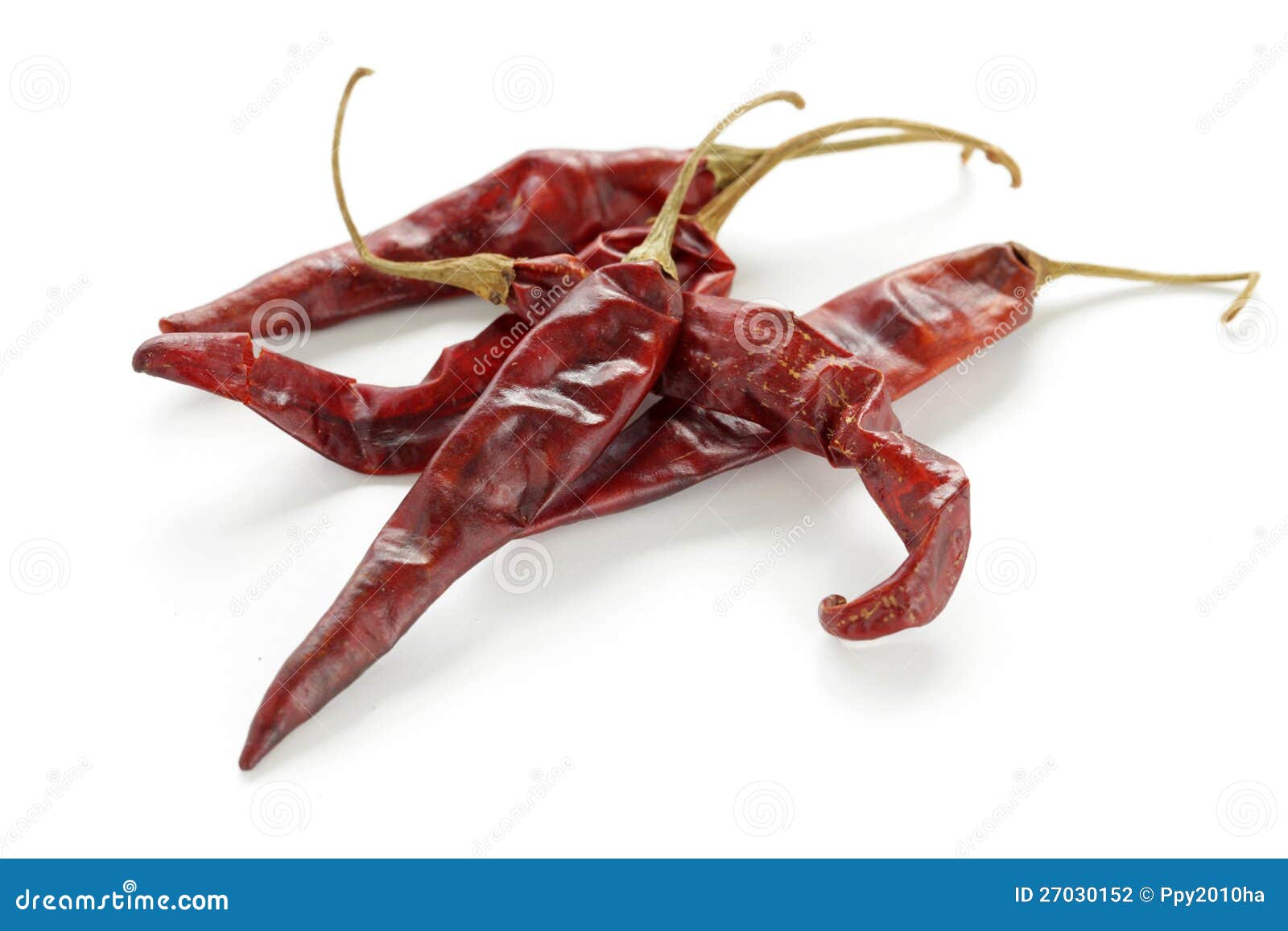 Chile De Arbol Seco Dried Hot Arbol Pepper RoyaltyFree Stock Photo
