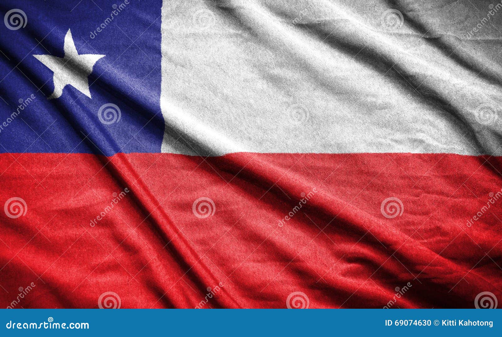 Chile Flag.flag on Background Stock Photo Image of america, wave