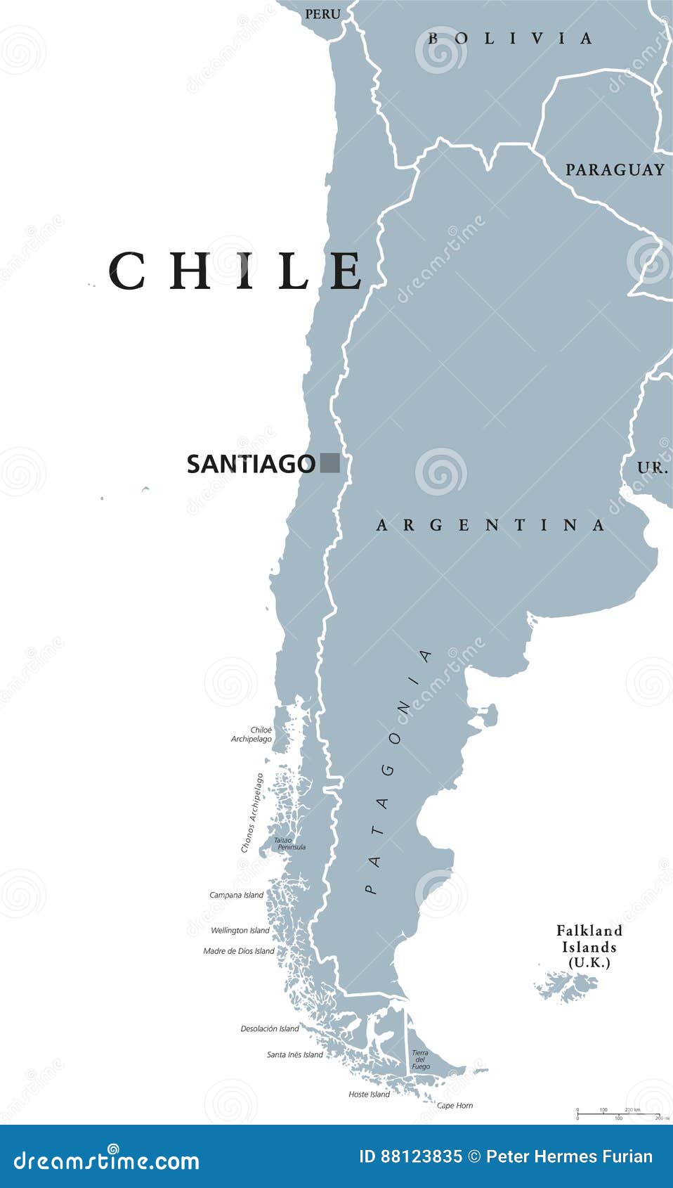 chile political map
