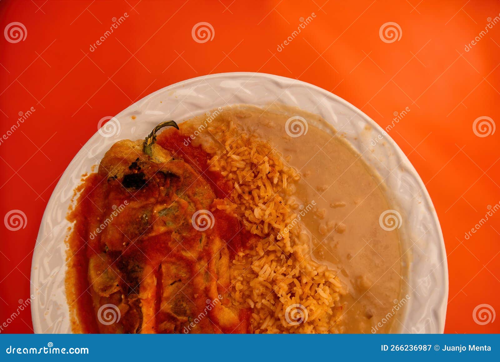 Chile Relleno with Cheese, Mexican Food Stock Image Image of fried