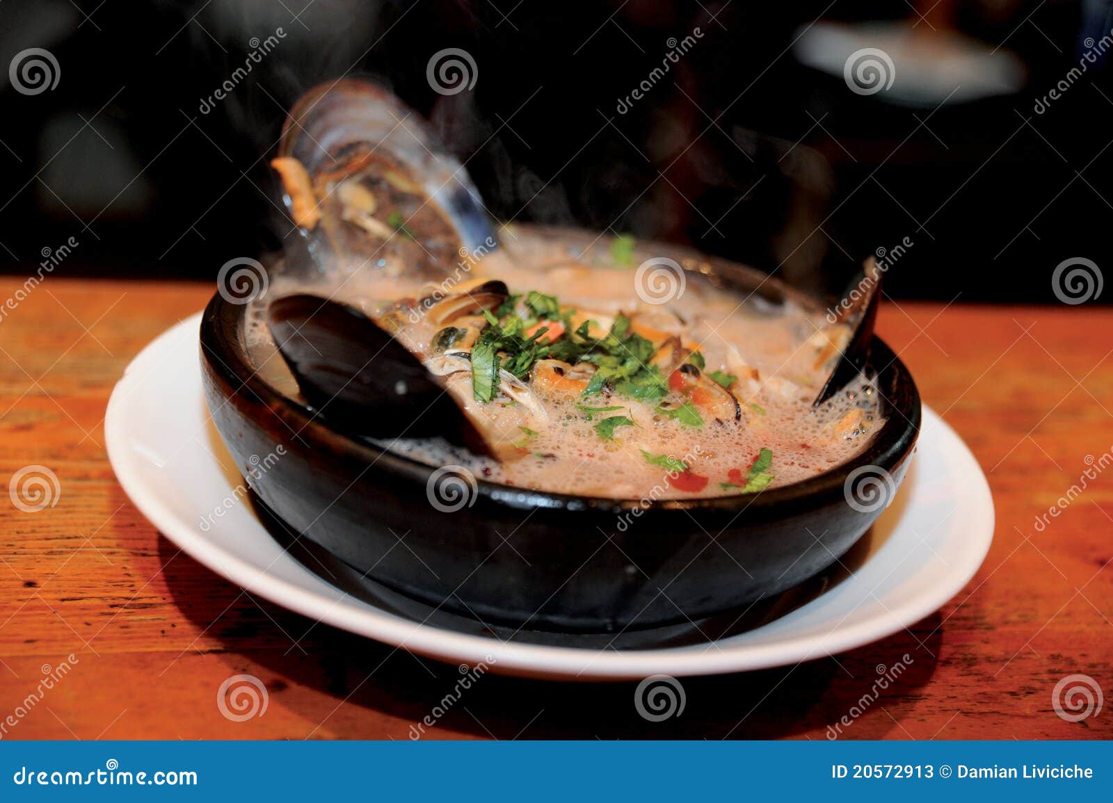 Chilean Paila Marina stock image. Image of fish, gastronomy 20572913
