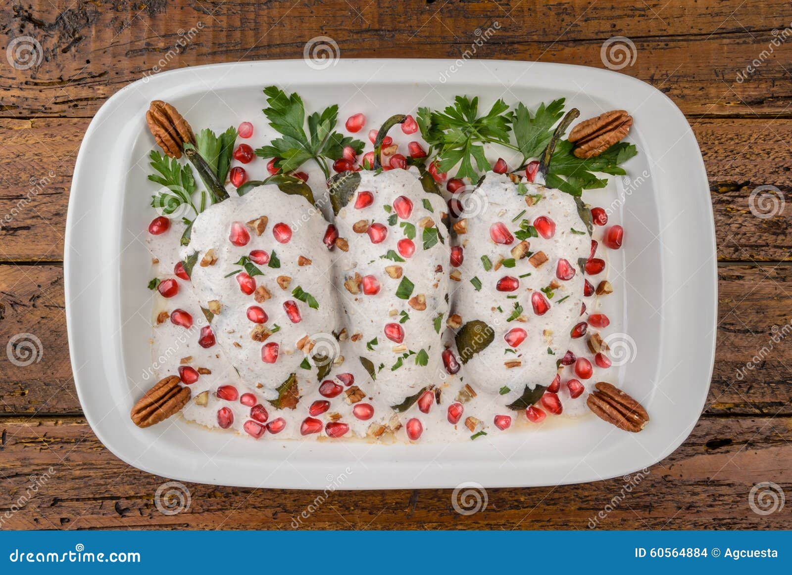 Chiles En Nogada Mexican Food Stock Photo - Image of chile, chiles: 60564884