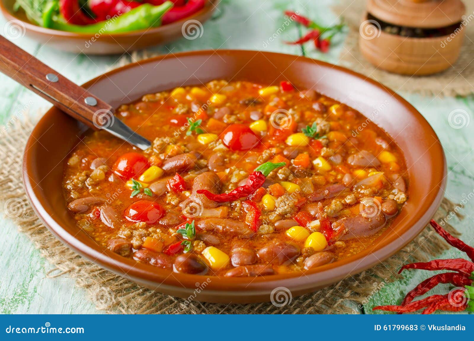 Chili Con Carne stock image. Image of chilli, hearty 61799683