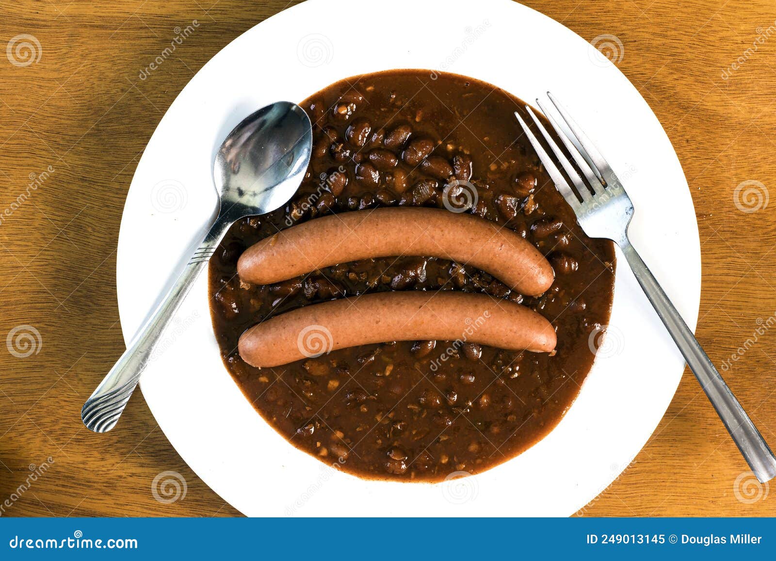 Chili Con Carne with Two Hot Dogs Stock Image Image of meat, weenie 249013145