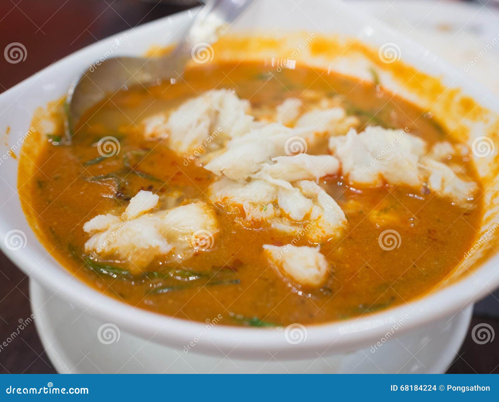 Chili crab soup stock photo. Image of delicious, curry 68184224