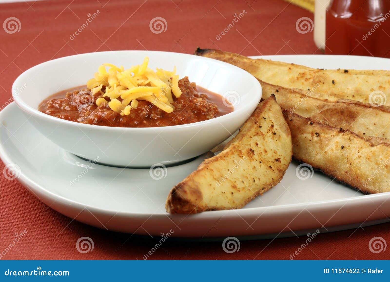 Chili fries stock photo. Image of meal, meat, ketchup 11574622