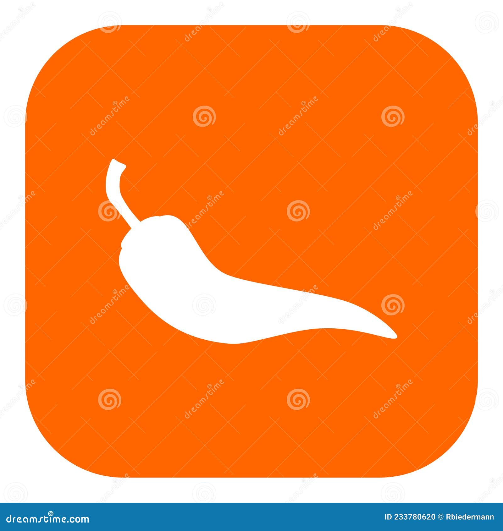Chili pepper and app icon stock vector. Illustration of pepper 233780620