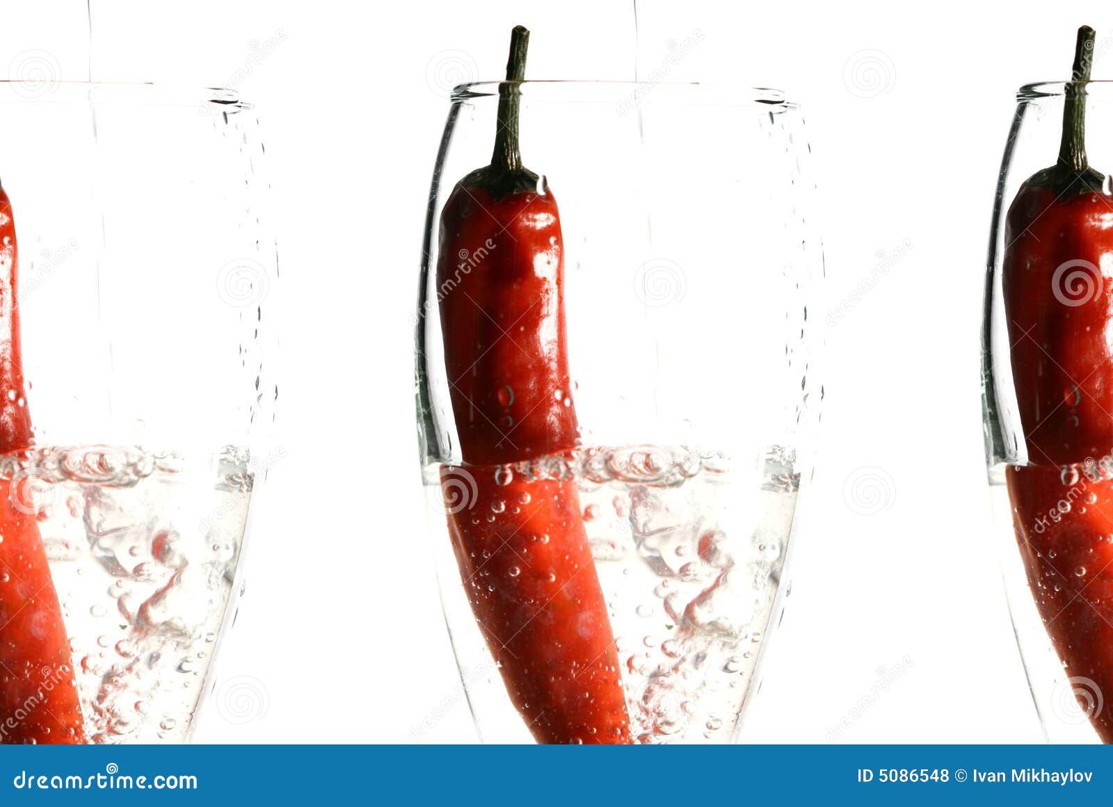 Chili pepper glass stock photo. Image of droplet, close 5086548