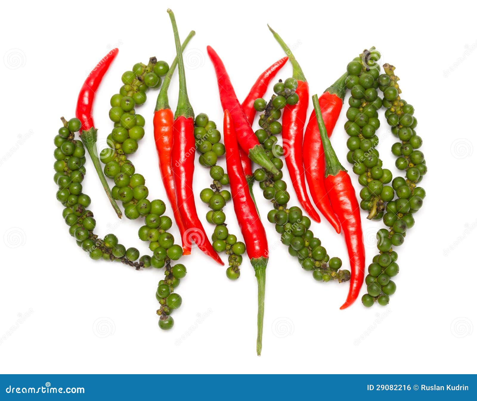 Chili Pepper and Green Bell Pepper Stock Photo Image of cayenne