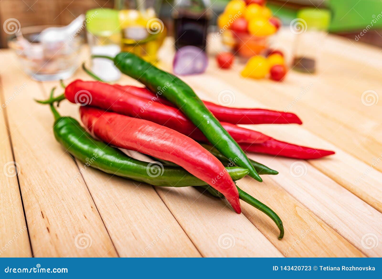 Chili Pepper in the Kitchen Stock Image Image of healthy, cooking