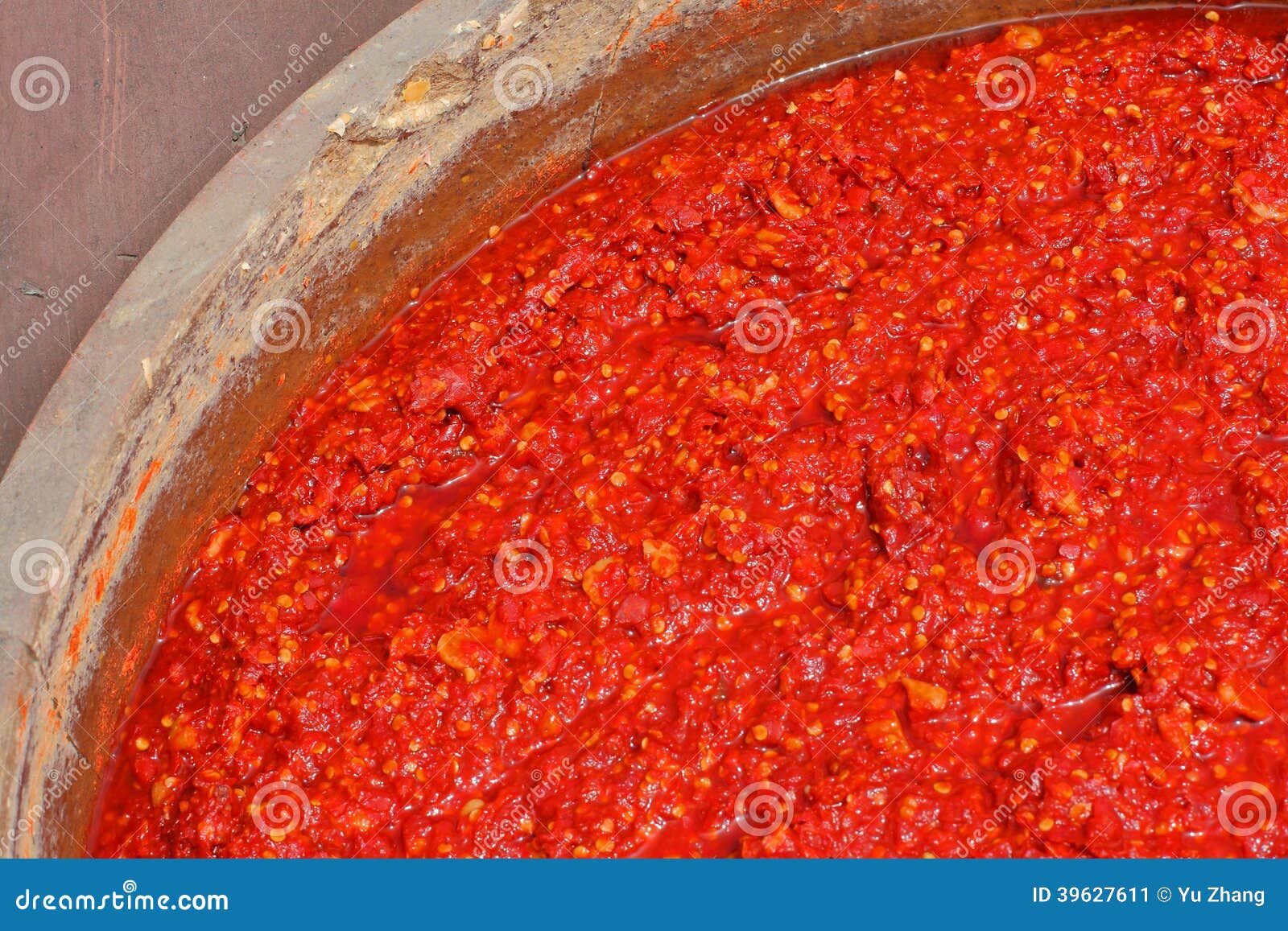 Download Chili Sauce In The Big Jar In The Chili Sauce Factory Stock Image Image Of Manufacture Condiment 39627611 Yellowimages Mockups