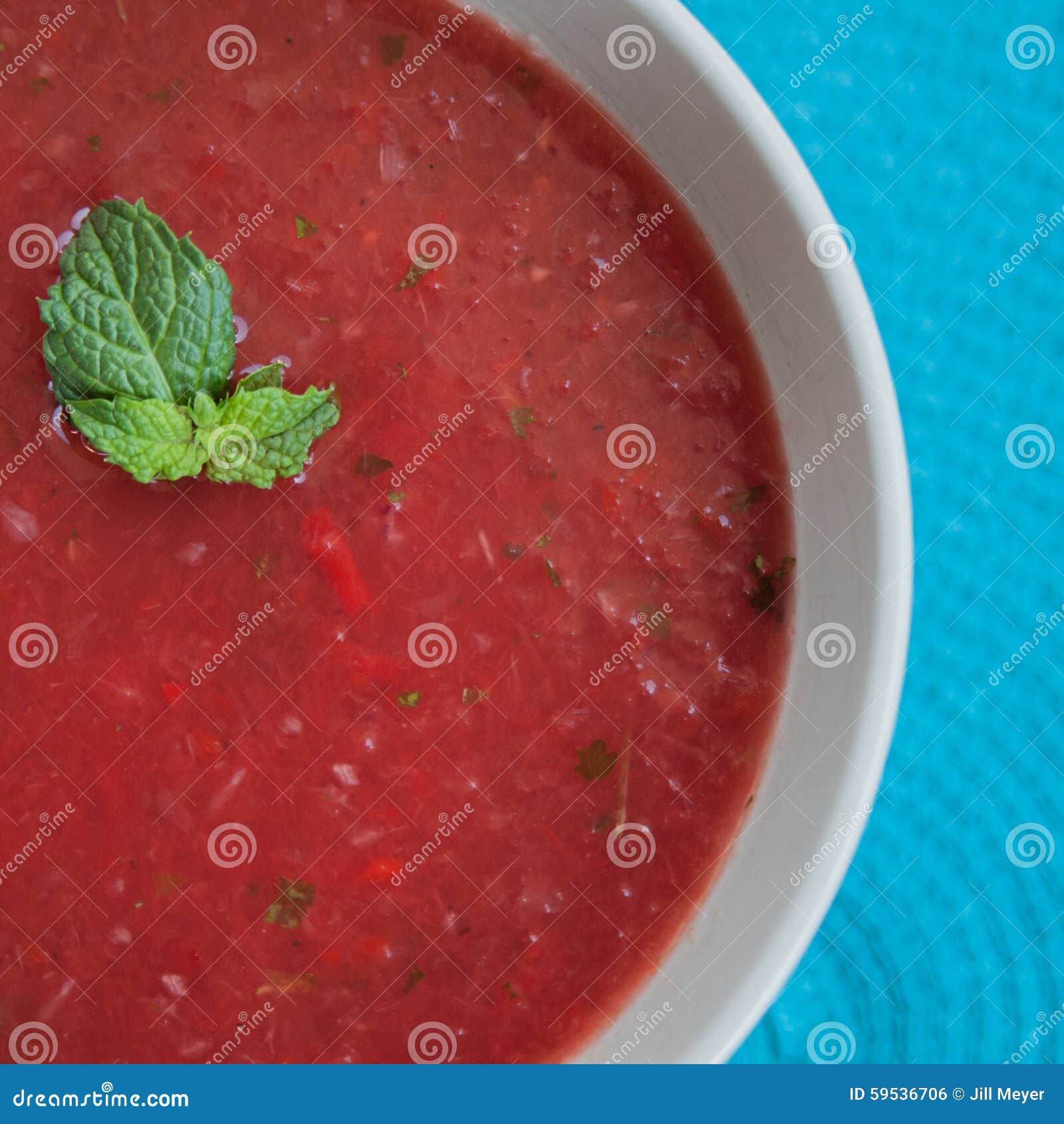 Chilled Watermelon Gazpacho Stock Photo Image of grit, corn 59536706