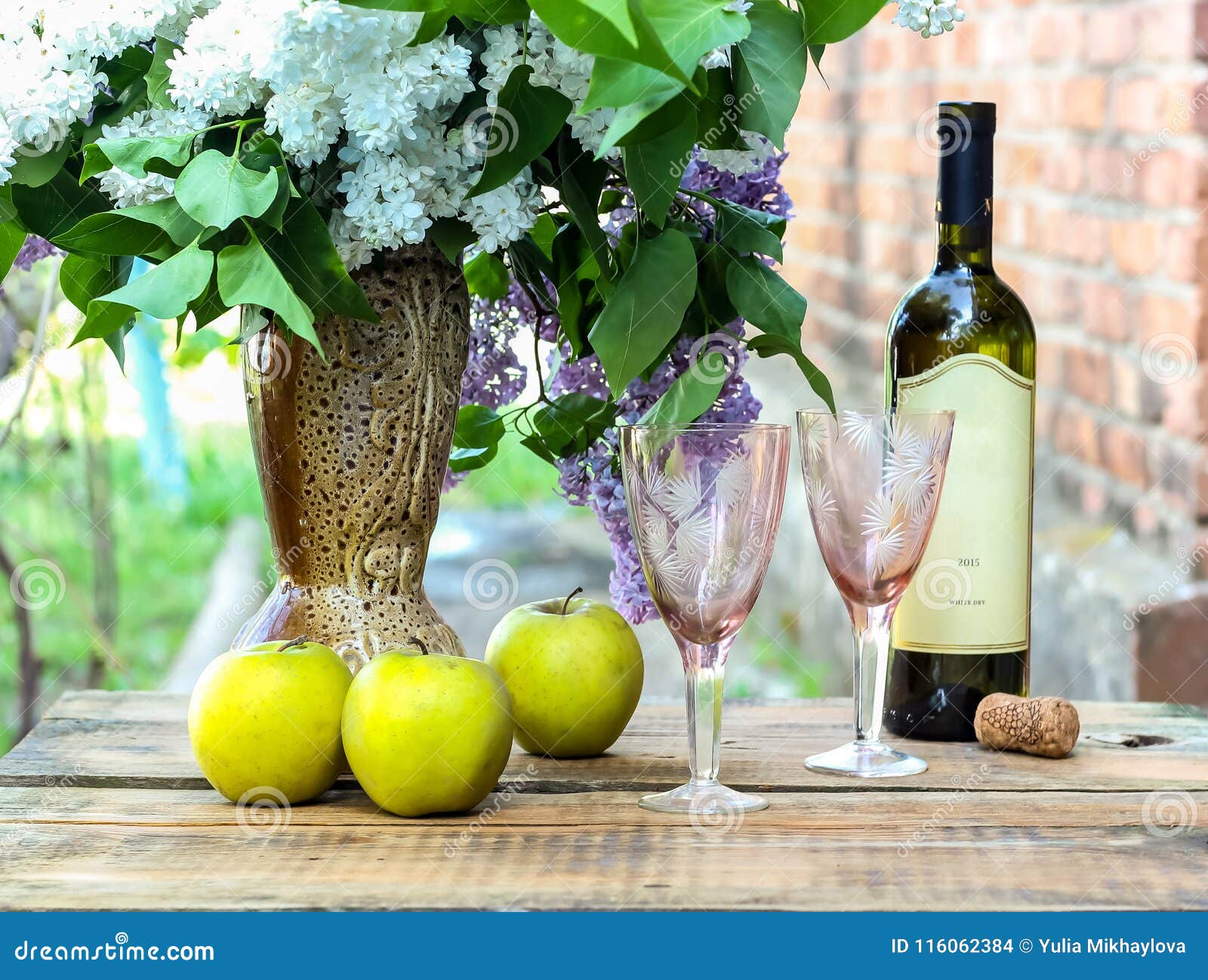 Chilled white wine stock photo. Image of cold, cork 116062384