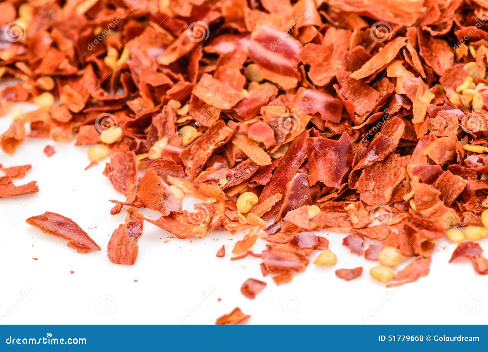 Chilli flakes stock photo. Image of herb, background 51779660