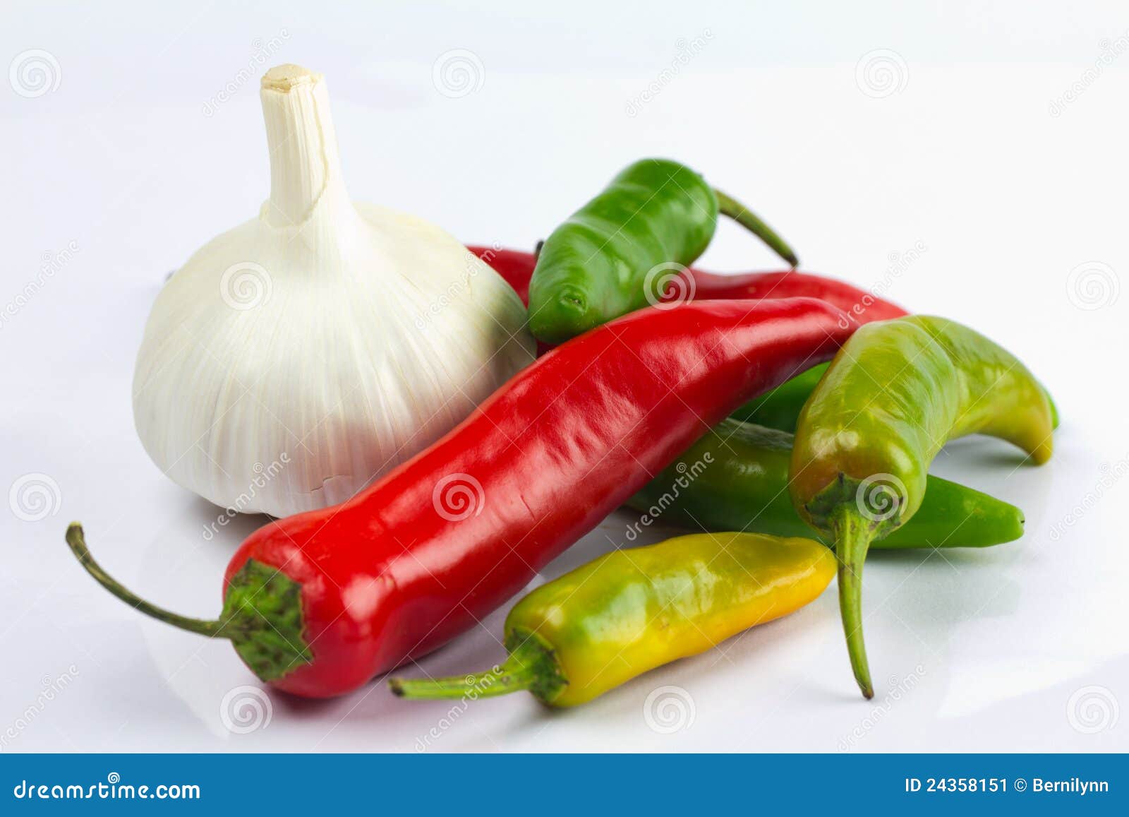 Chilli and Garlic stock image. Image of food, gourmet 24358151