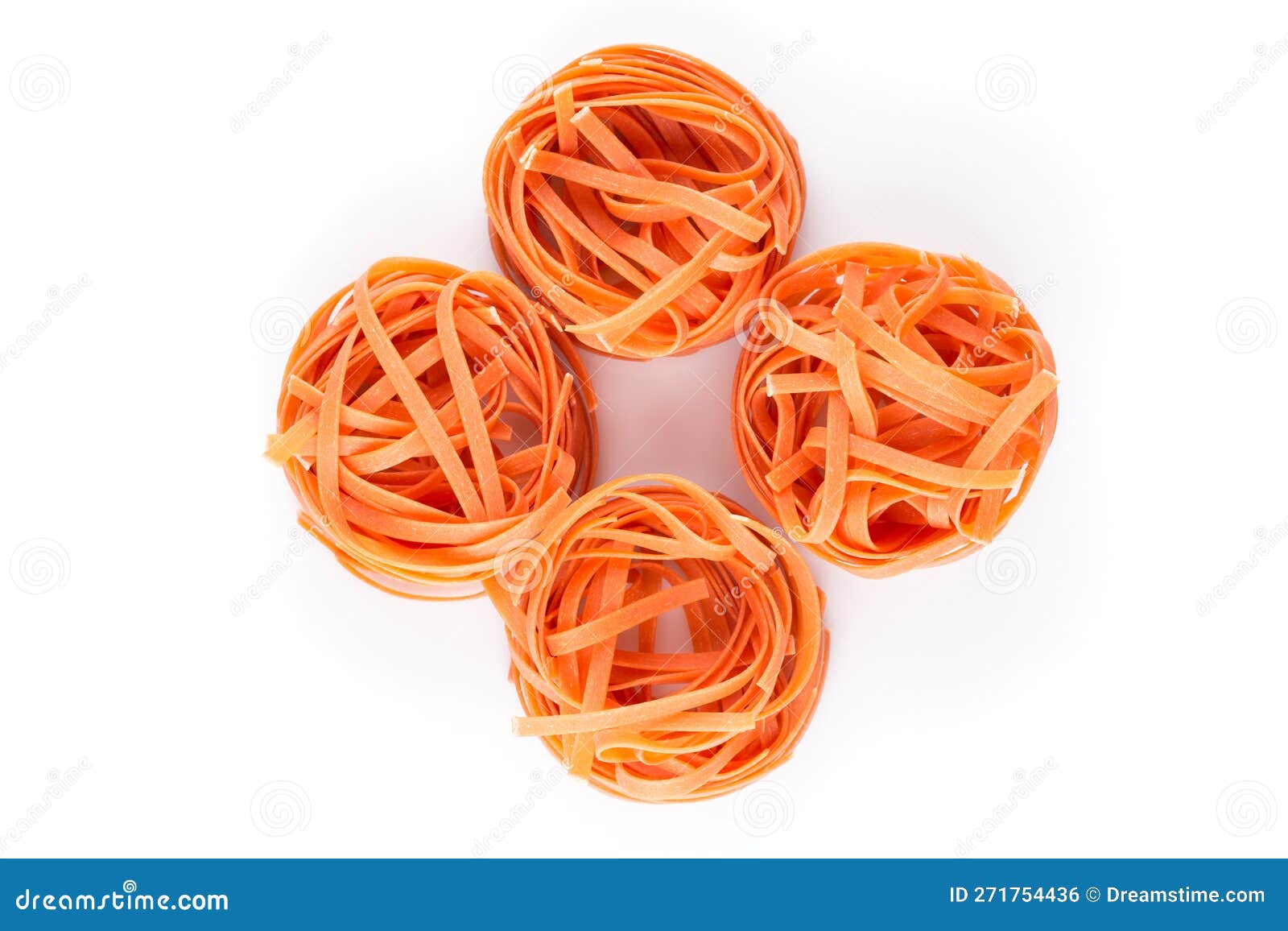 Chilli Orange Fettuccine Pasta Stock Photo Image of pasta, curve