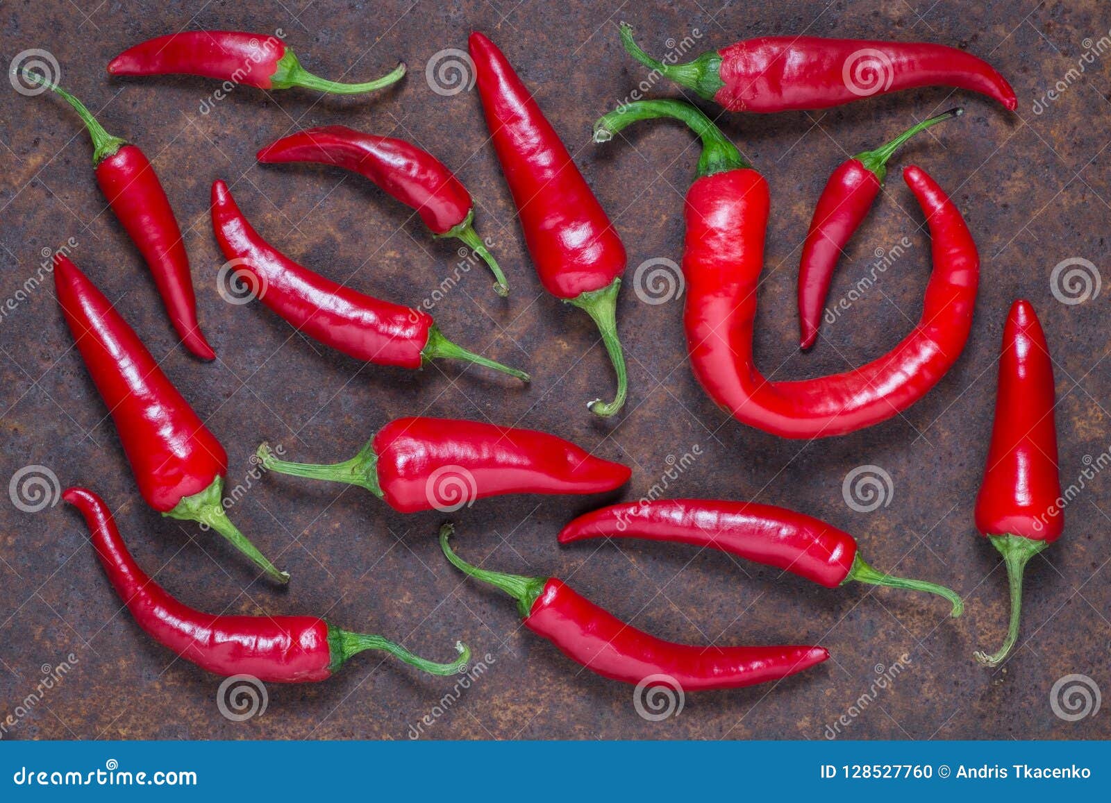 Red hot peppers dark