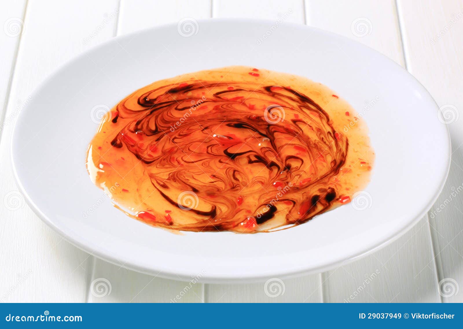 Chilli Sauce with Balsamic Vinegar Stock Image Image of white, chilli