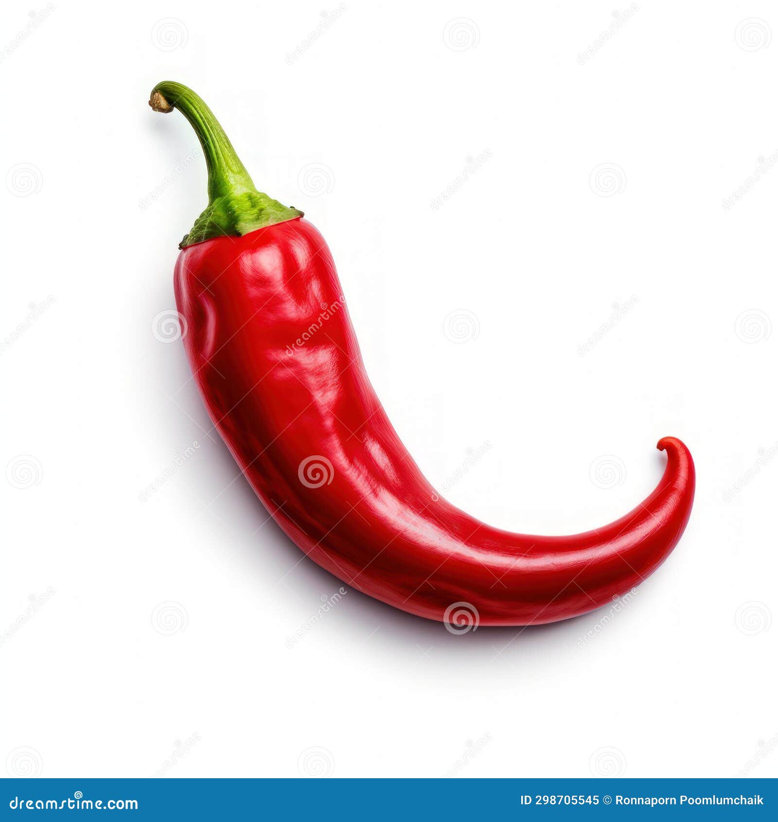 Chilli Top View on a White Background Stock Image - Image of sliced