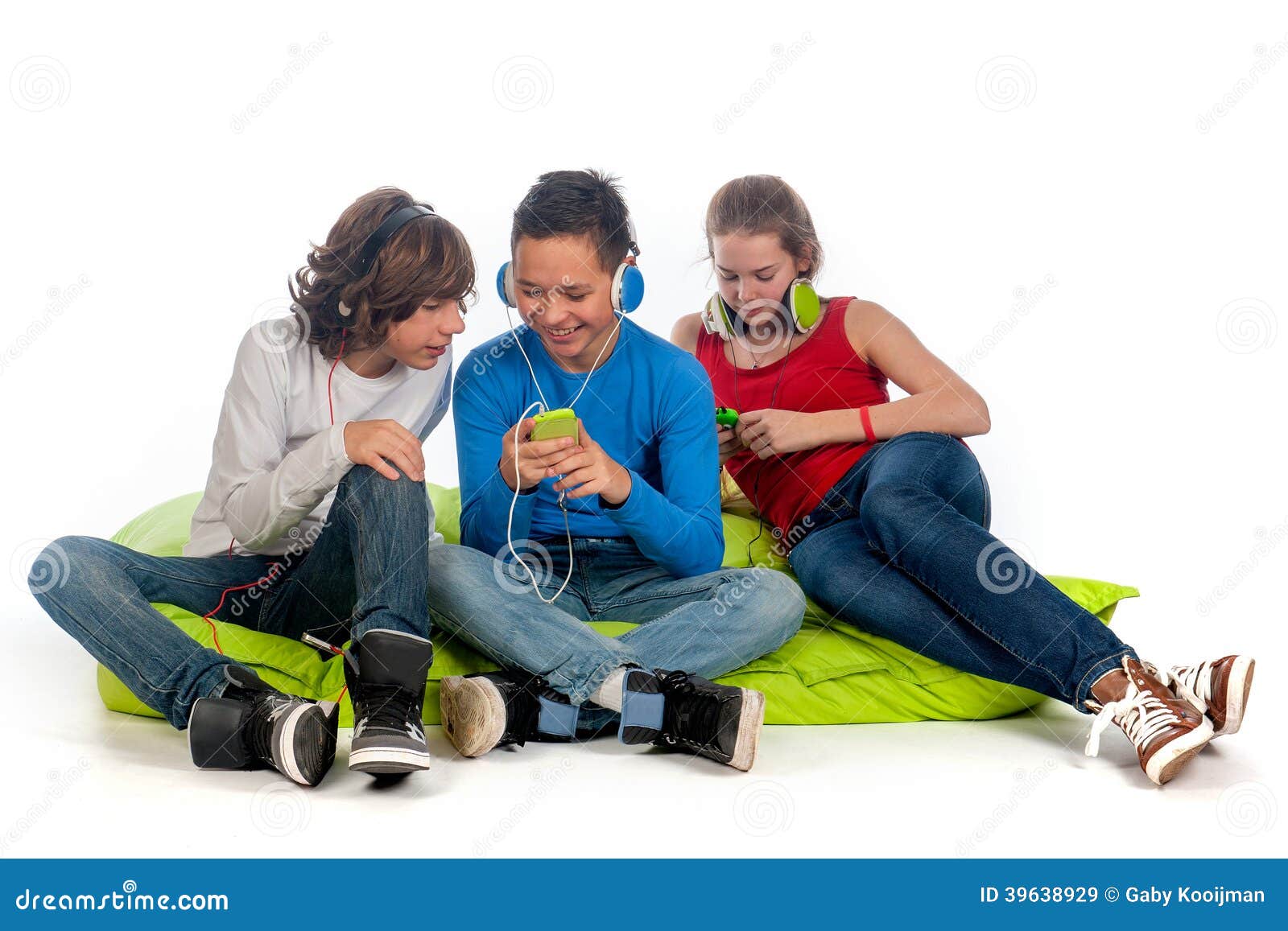 chilling teenagers