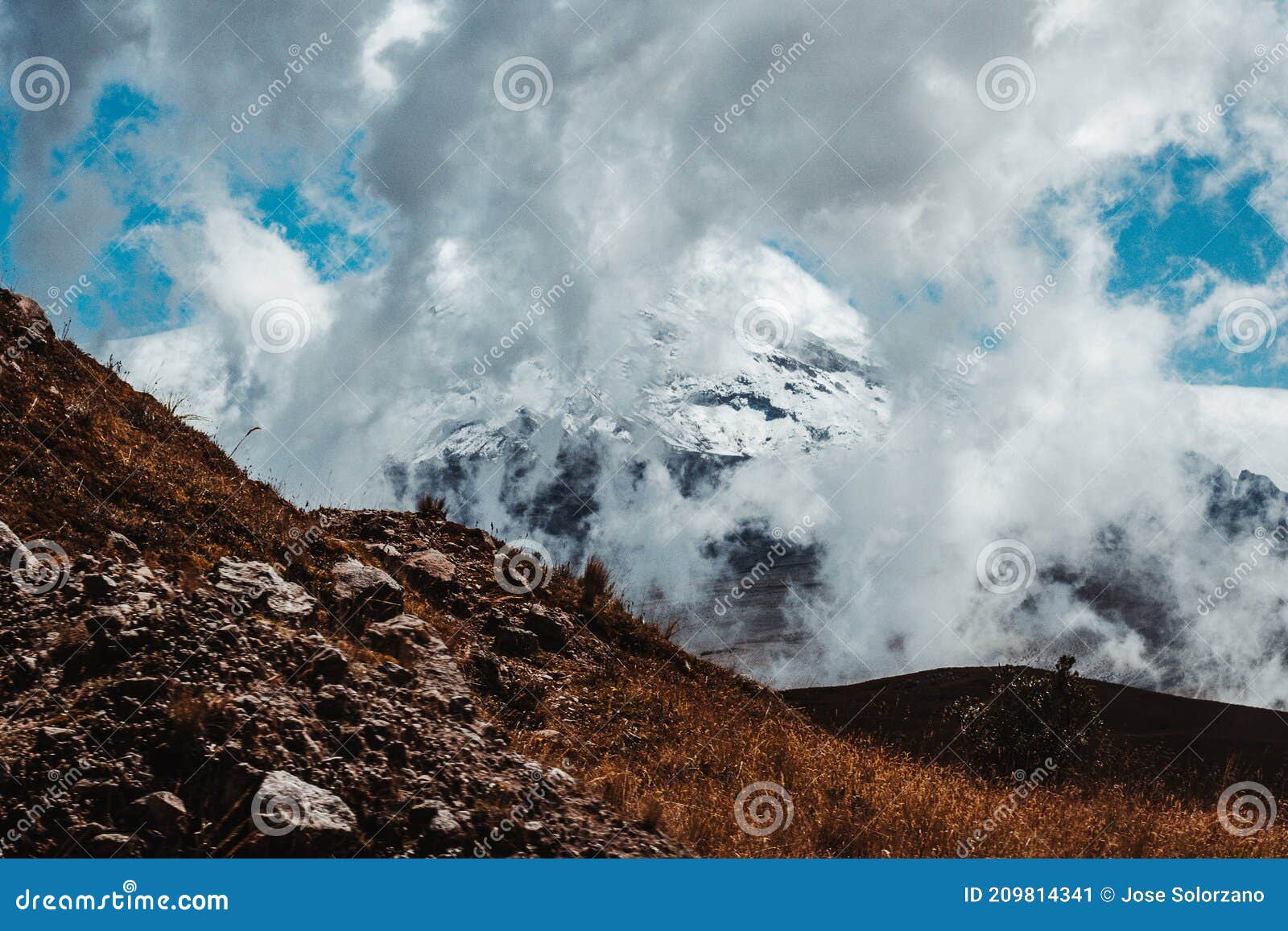 chimborazo volcano in ecuador, the closest point to the sun on earth