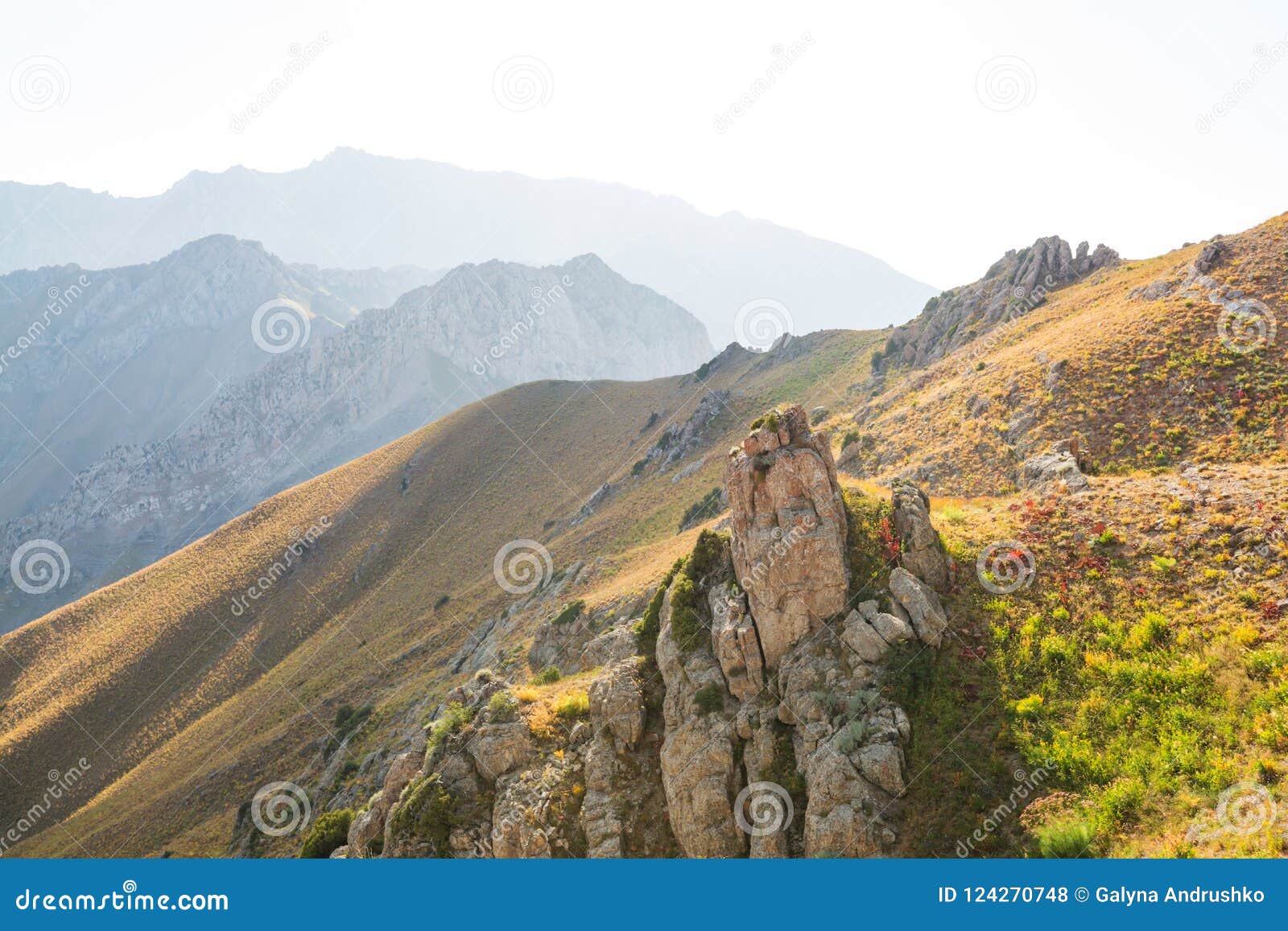 Chimgan mountains stock photo. Image of seasonal, rock - 124270748