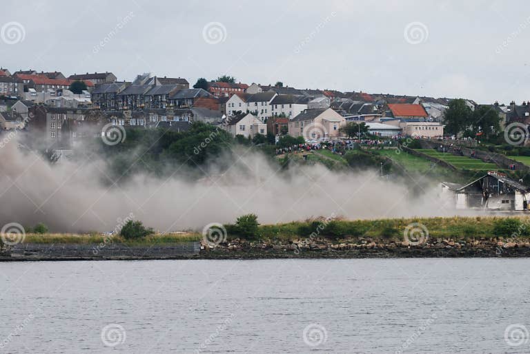 Chimneys Demolished stock photo. Image of bring, estuary 26254094