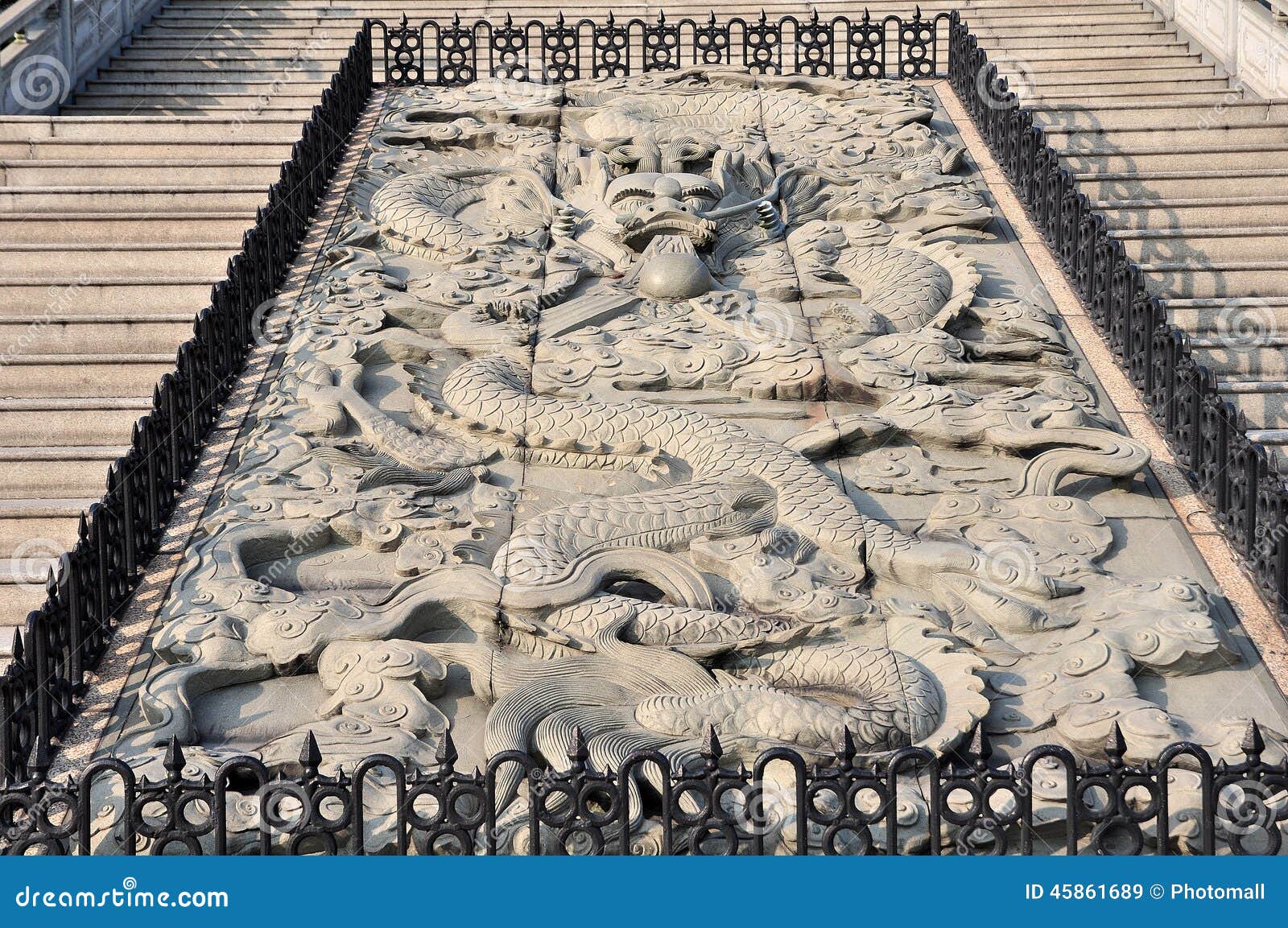stone carve of chinas dragon,buddhism sculpture, china  ,