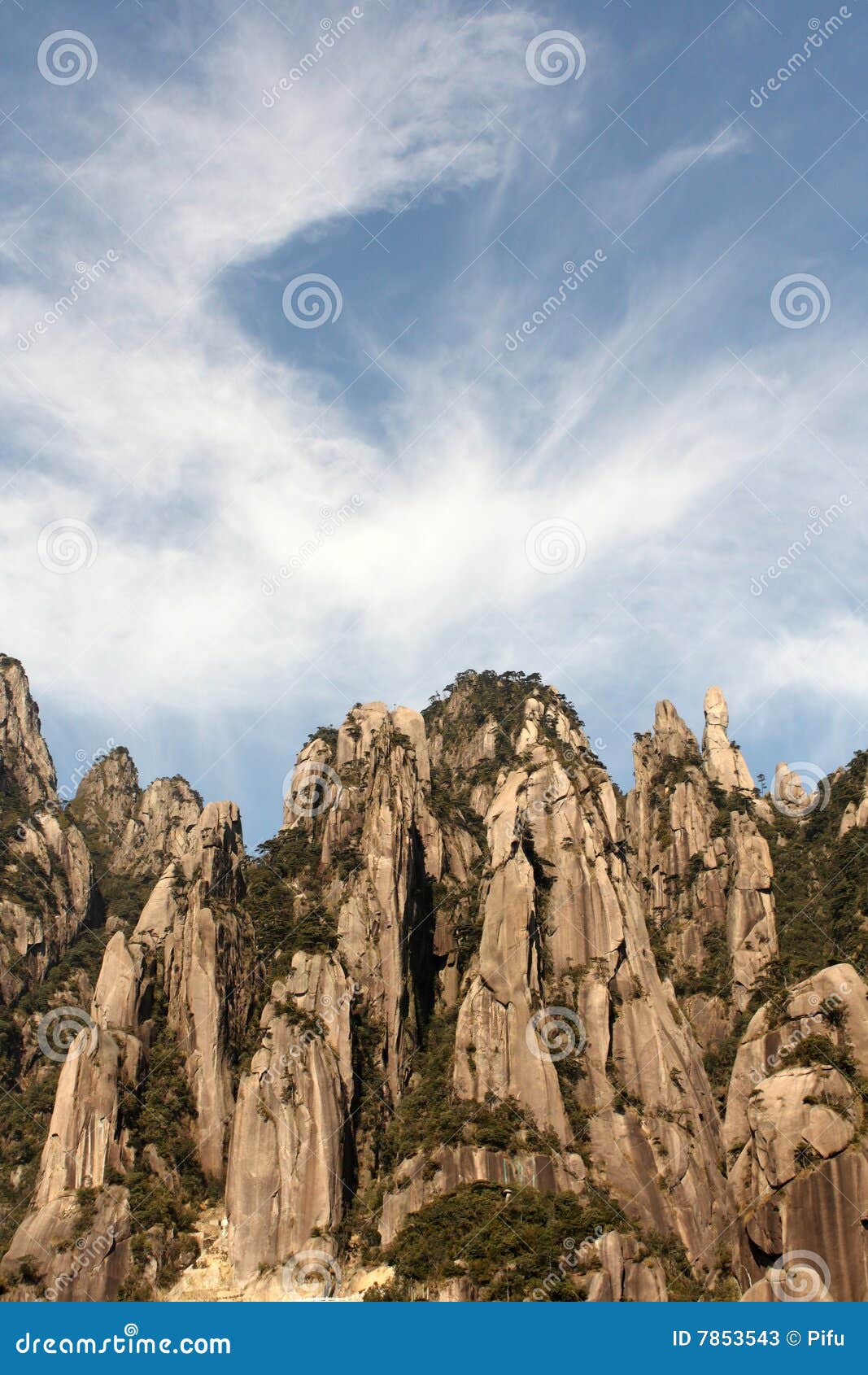 china jiangxi province sanqing hill mountain