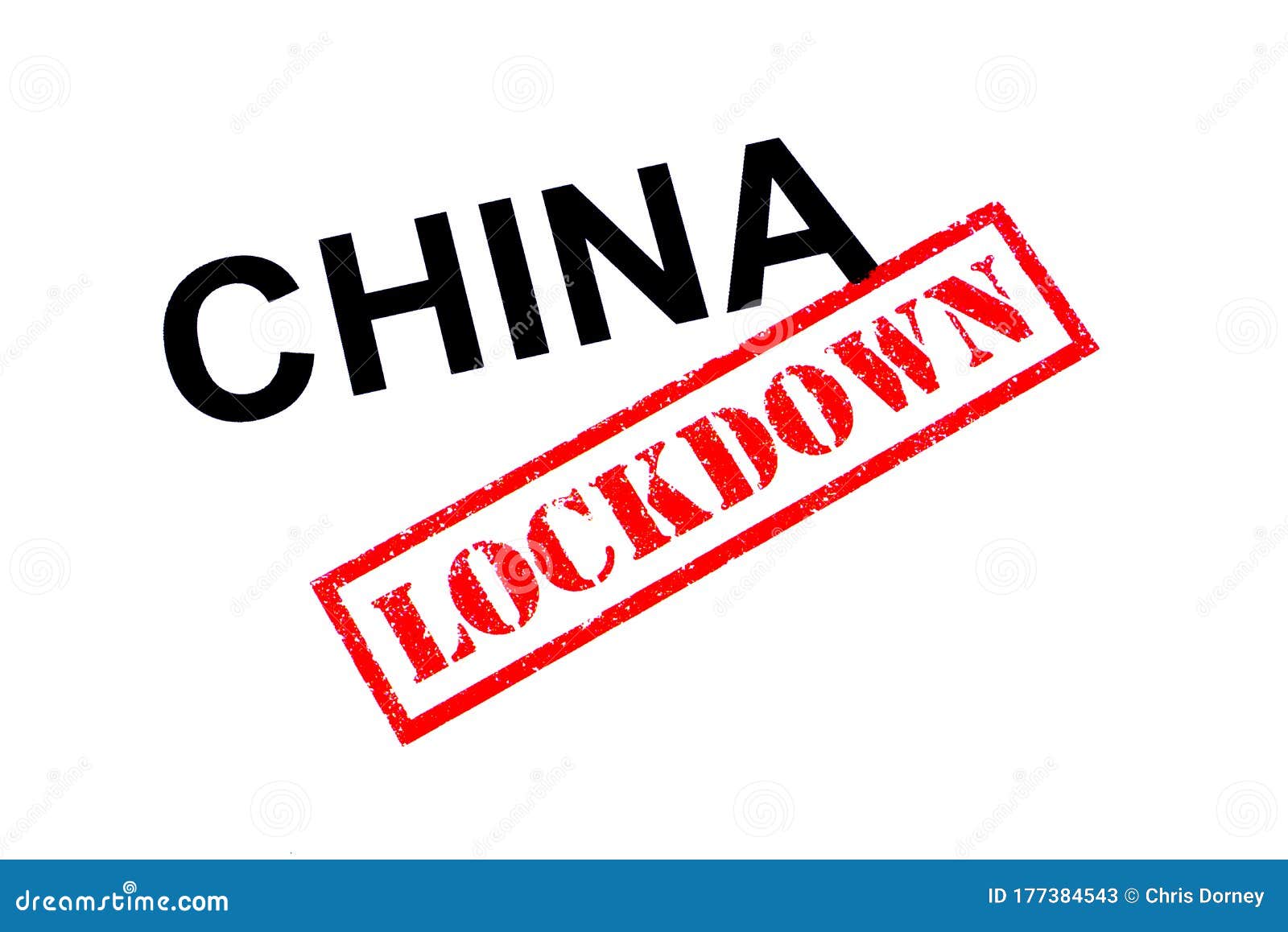 China Lockdown stock illustration. Illustration of dangerous 177384543