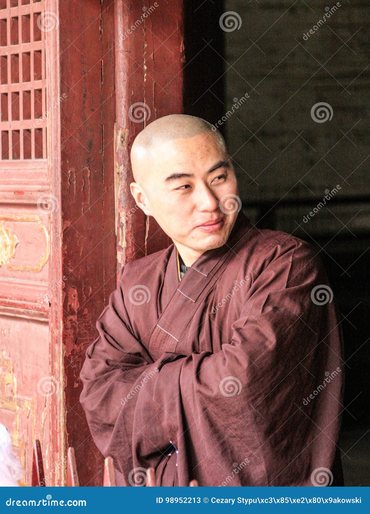 Shaoilin Monk - Mr. Lee, China - May, 25, 2016. Monk Standing in Front of  Shaolin Temple. Editorial Stock Photo - Image of harmony, china: 98952213